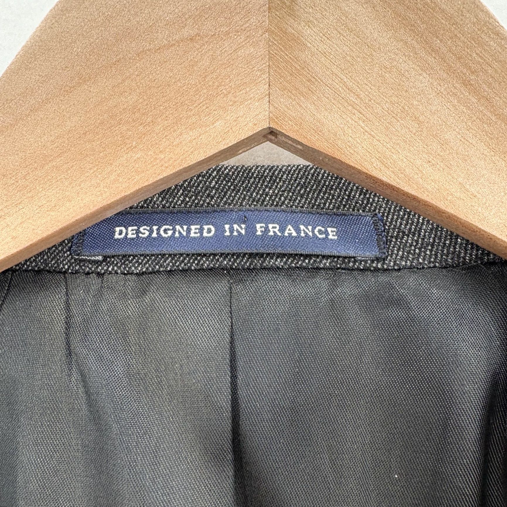 Cremieux Daniel Cremieux Blazer Mens 46R Gray Pure Wool Loro Piana Sport Coat Jacket Size 46R - 4 Thumbnail
