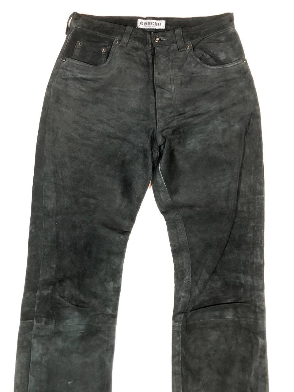 Vintage Gaucho Leather Moto Biker Pants Vintage Size US 30 / EU 46 - 1 Thumbnail
