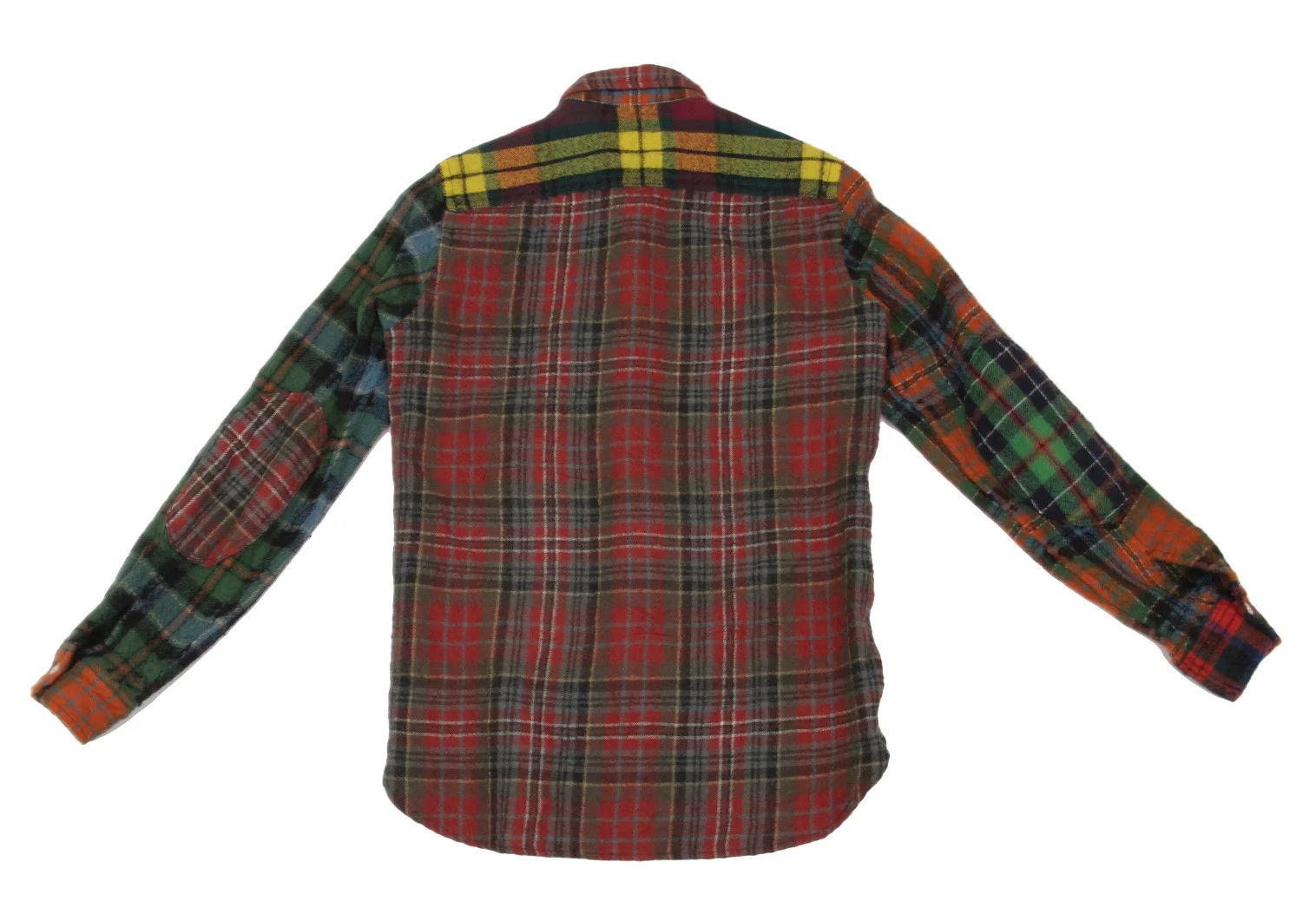 Junya Watanabe Wool Felted Check Crazy Pattern Long Sleeve Shirt Green Size US XS / EU 42 / 0 - 13 Thumbnail