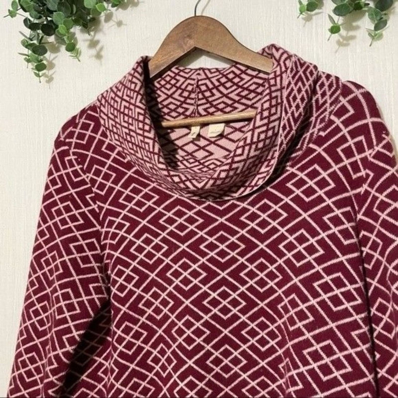 Anthropologie Anthropologie Moth Galena Cowl Neck Sweater Alpaca Large Size L / US 10 / IT 46 - 3 Thumbnail