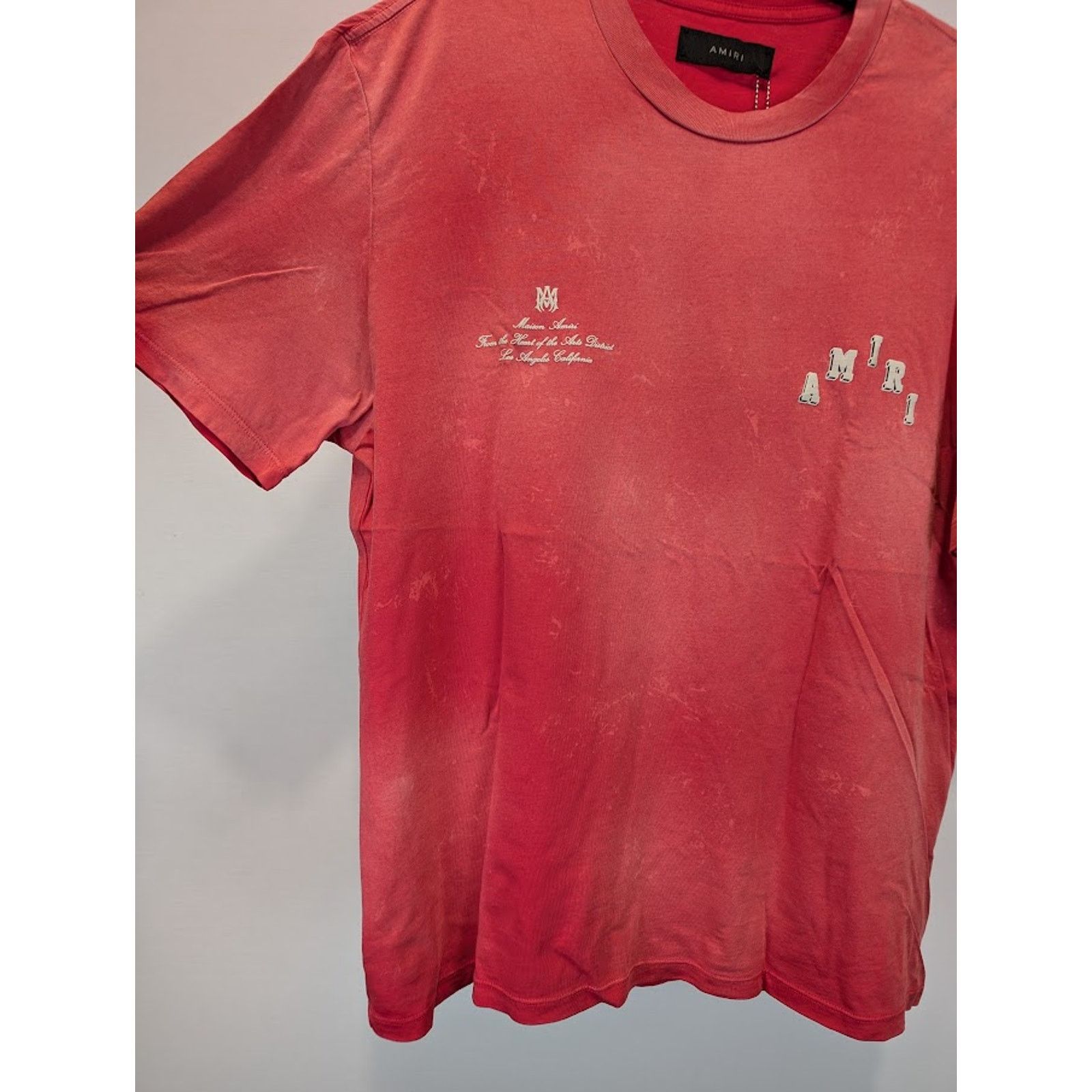 Amiri o1rshd1 Vintage Collegiate Tee T-Shirt in Red Size US XL / EU 56 / 4 - 9 Thumbnail