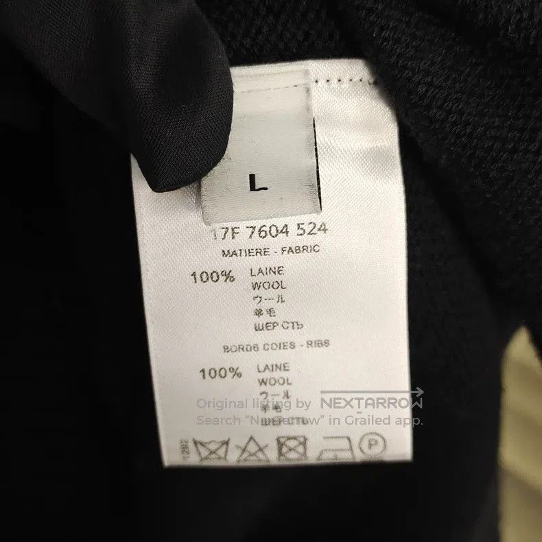 Givenchy Givenchy Black Sweater with Letter Logo Embroidered Knit Size US L / EU 52-54 / 3 - 4 Thumbnail