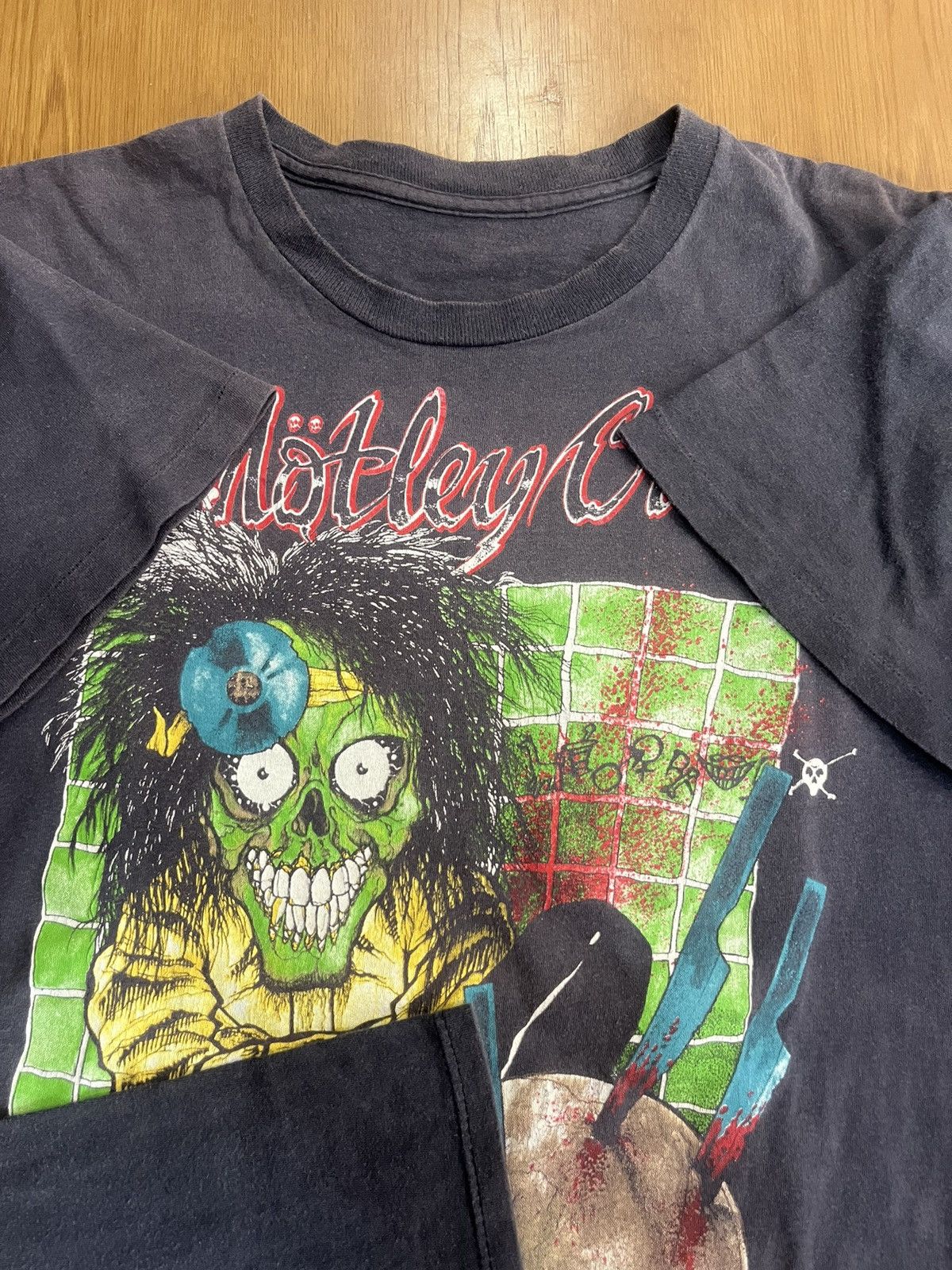 Band Tees Vtg Motley Crue Drx.FeelGood PusHead 1989’s Design Tshirt Size US L / EU 52-54 / 3 - 9 Thumbnail