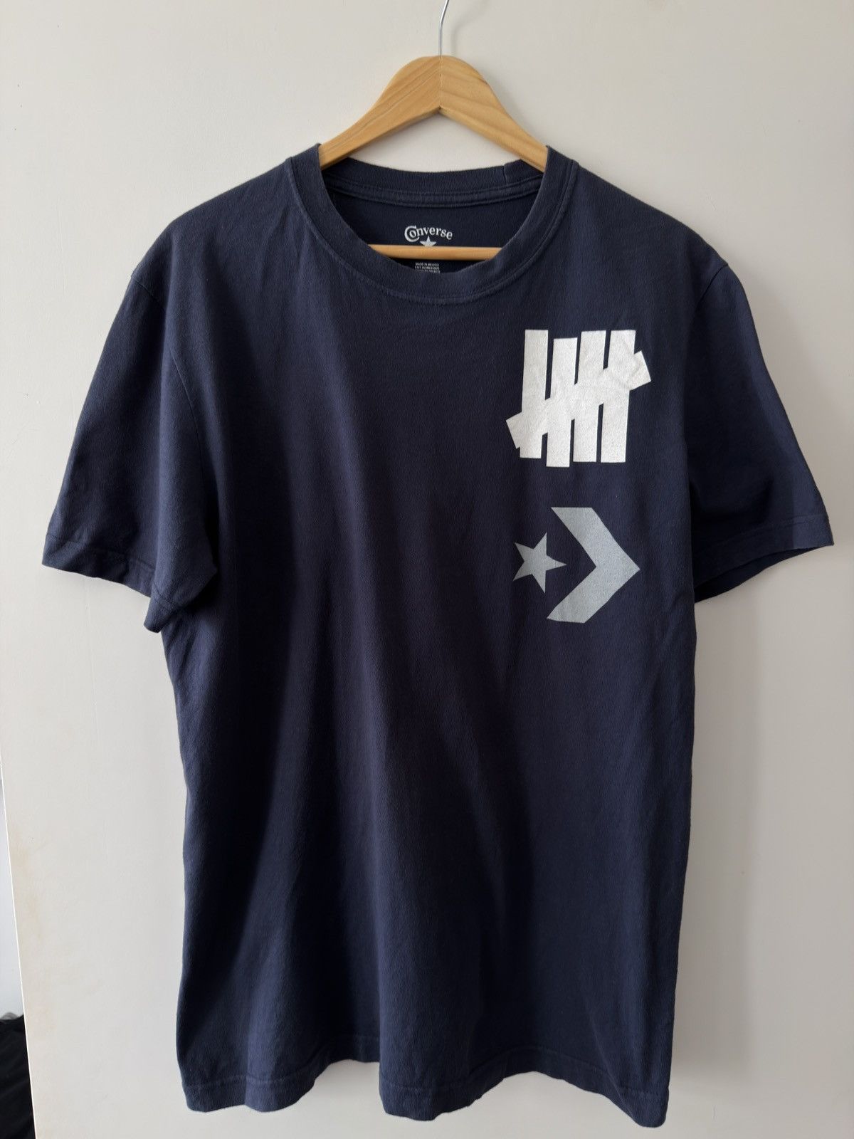 Converse × Undefeated Undefeated x Converse T-shirt - Navy Size US M / EU 48-50 / 2 - 1 Thumbnail