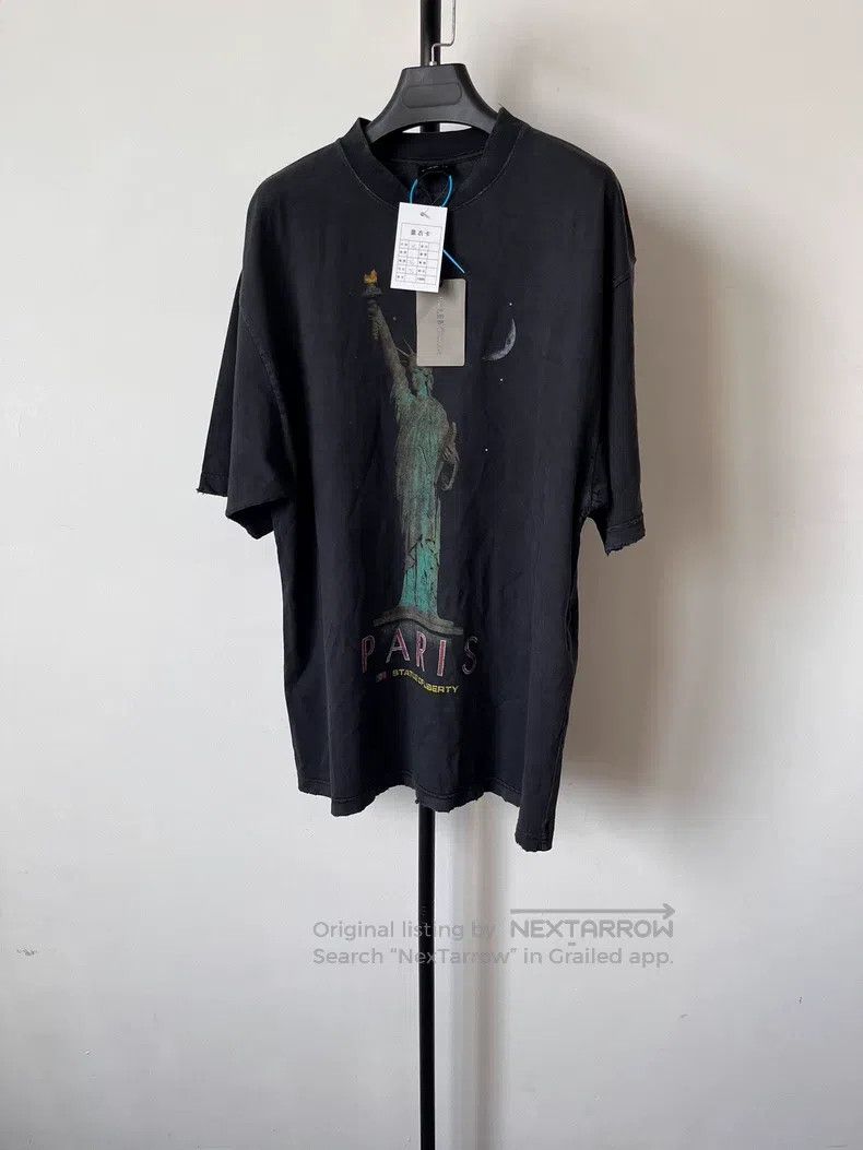 Balenciaga Balenciaga Pattern Letter Printed Round Neck Short Sleeve Size US XS / EU 42 / 0 - 1 Thumbnail
