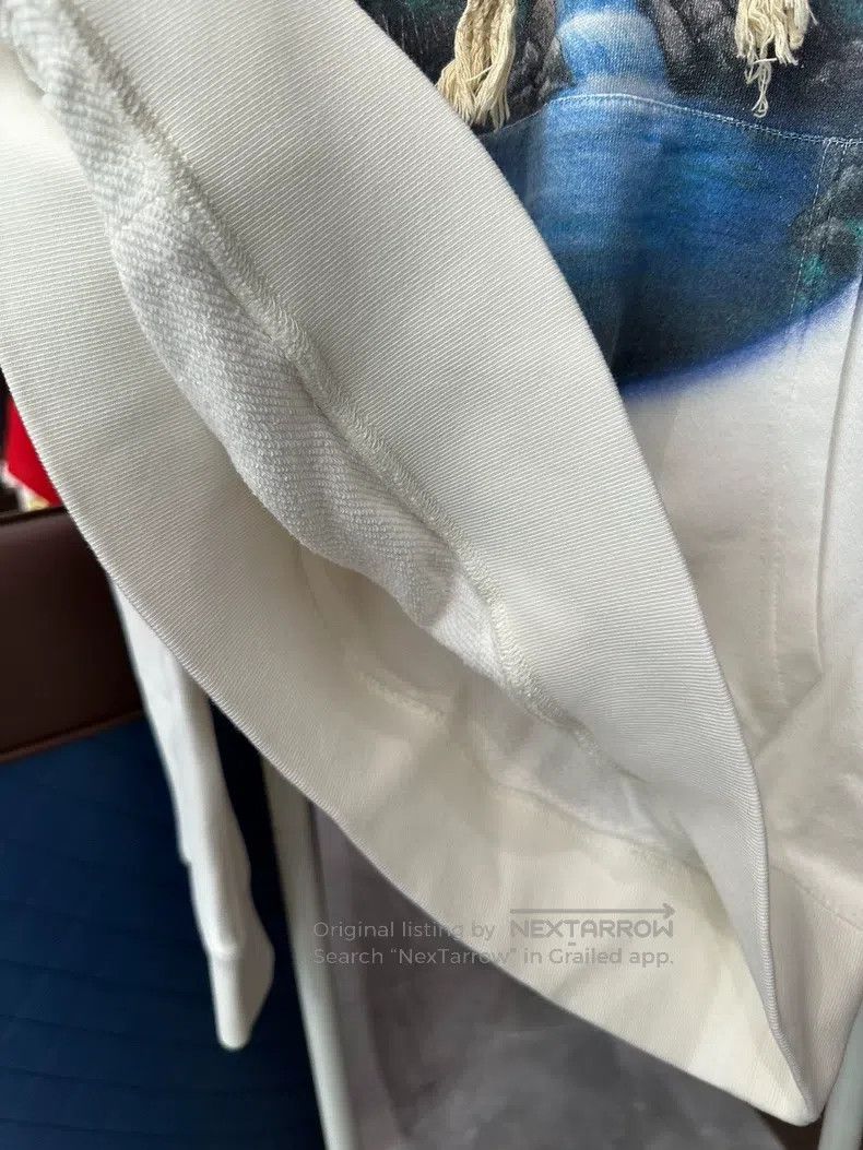 Loewe Loewe Men's logo painted hooded sweatshirt Size US S / EU 44-46 / 1 - 5 Thumbnail
