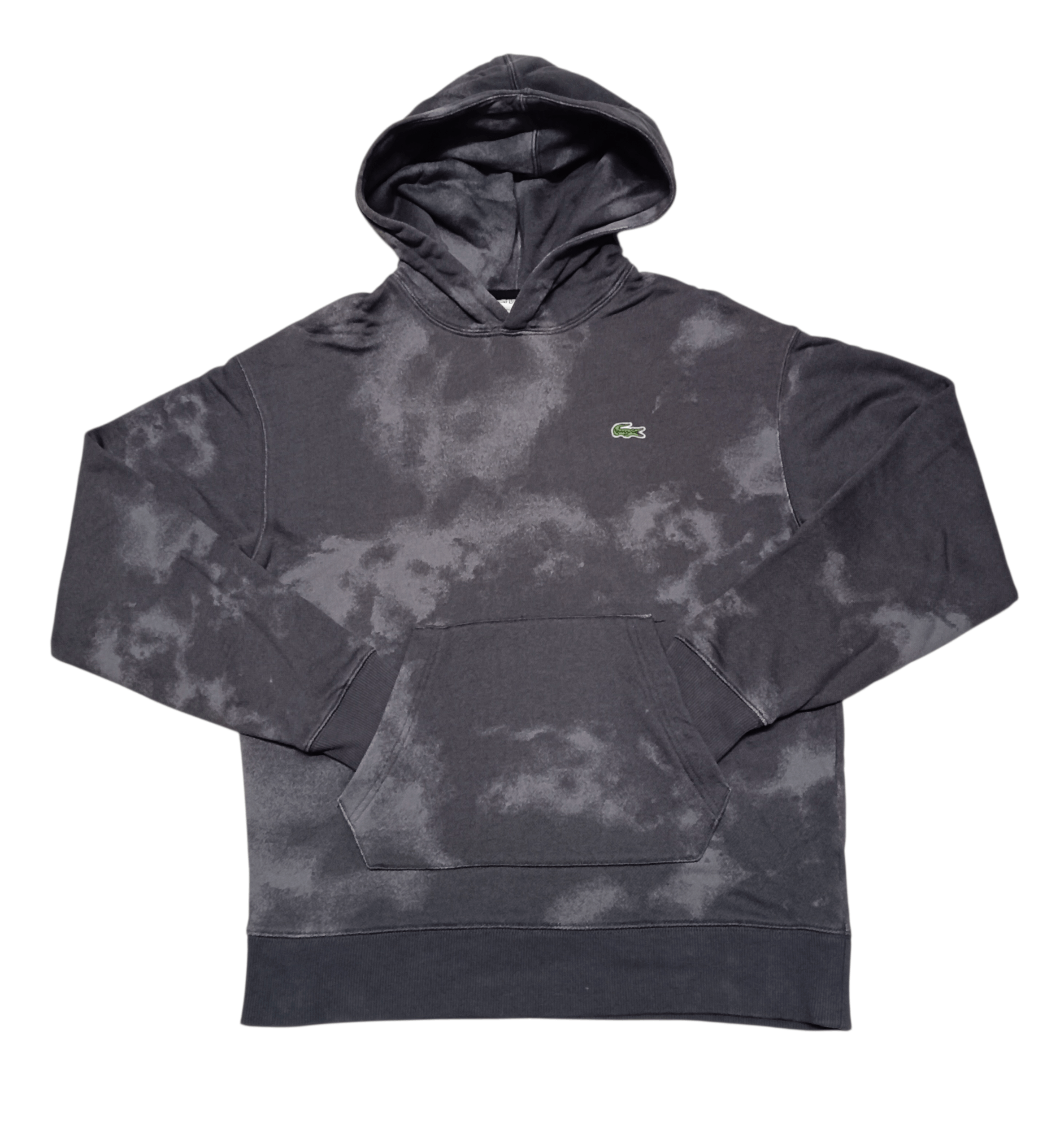 Lacoste Lacoste Acid Wash Hoodie Size US S / EU 44-46 / 1 - 1 Thumbnail