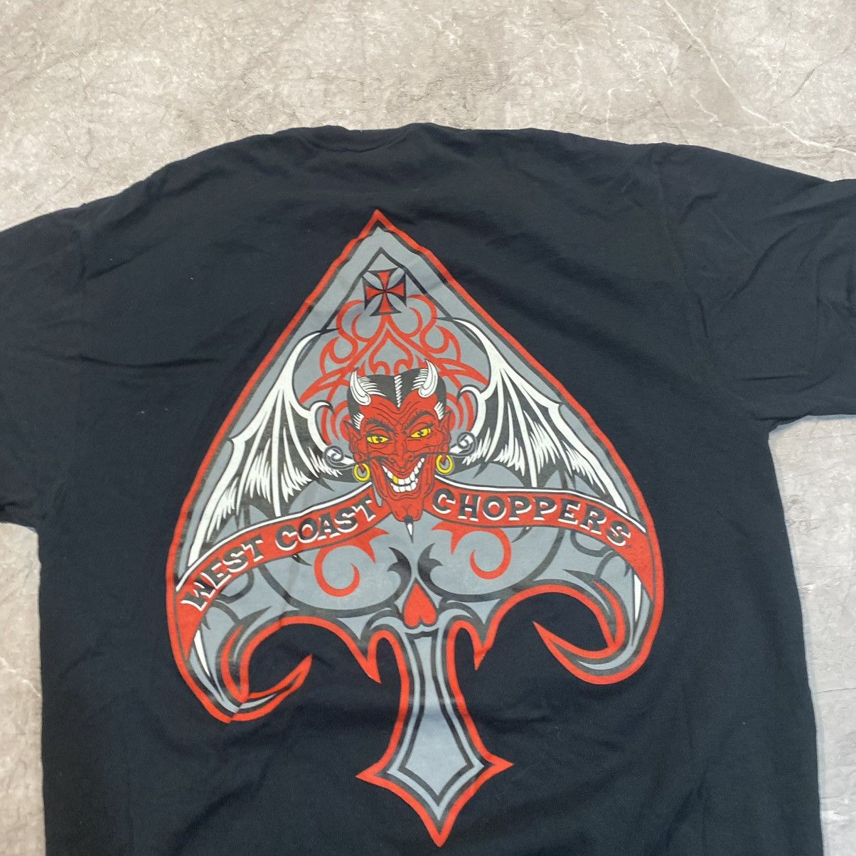 West Coast Choppers VINTAGE WEST COAST CHOPPERS DEMON BIG LOGO TEE Size US M / EU 48-50 / 2 - 3 Thumbnail