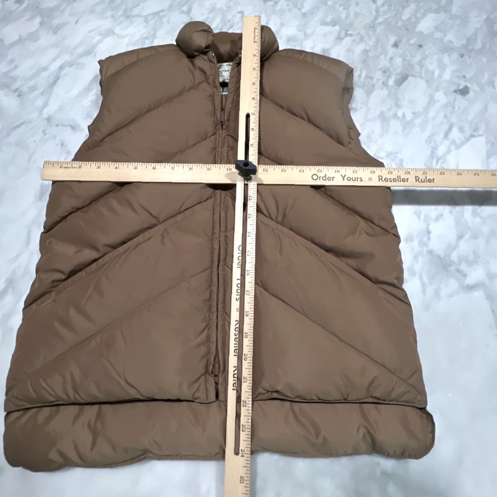 Eastern Mountain Sports VINTAGE Eastern Mountain Sports Down Filled Vest Men’s XS Brown Pockets Dbl Zip Size US XS / EU 42 / 0 - 7 Thumbnail