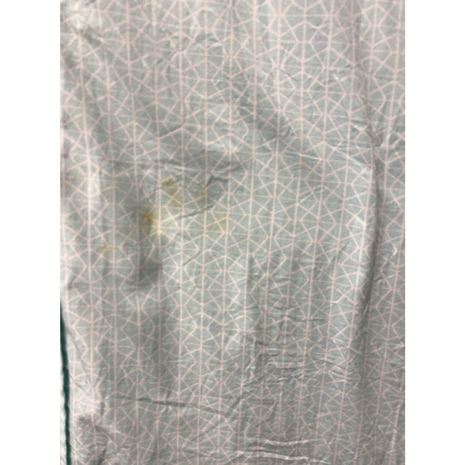 Vintage VINTAGE Cinch Men's Button-Up Shirt XXL Turquoise Cotton Diamond Print Long Sleeve Casual Business Party Size US XXL / EU 58 / 5 - 6 Thumbnail