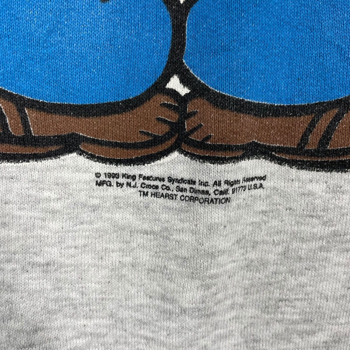 Vintage Vintage 90s Popeye Big Print Crewneck Sweatshirt Size US M / EU 48-50 / 2 - 11 Thumbnail