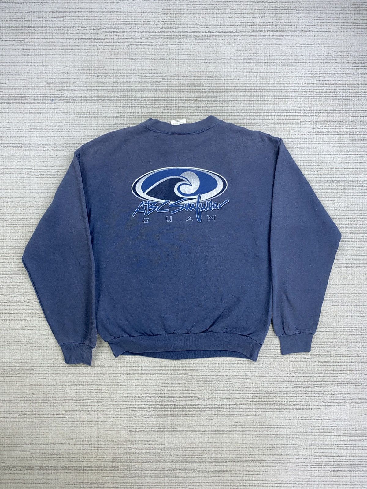 Vintage 90s ABC Surf Wear GUAM Faded Sweatshirt