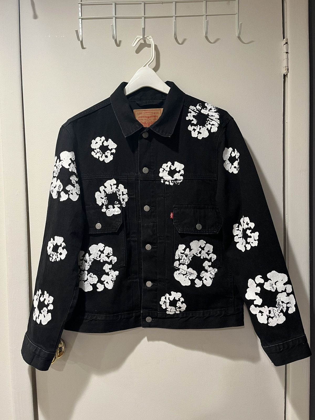 DENIM TEARS Denim Tears Black Jean Jacket | Grailed