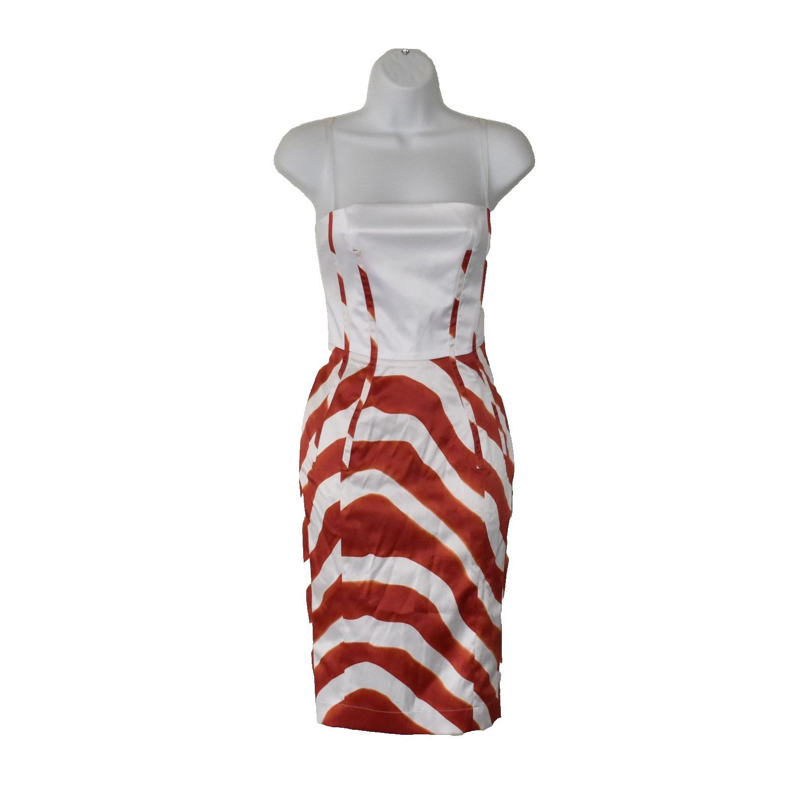Just Cavalli JUST CAVALLI Zebra Print Satin Bustier Bodycon Dress Size 42 Size M / US 6-8 / IT 42-44 - 1 Thumbnail