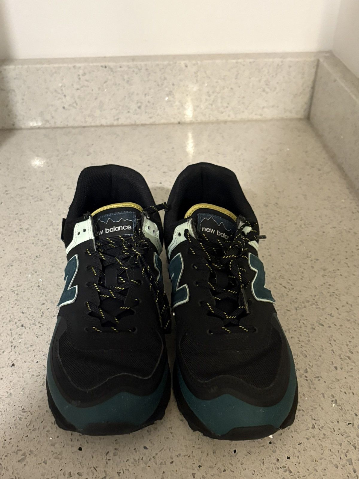 New Balance New Balance 574 T Trail Cordura Black Trek Teal Size US 8.5 / EU 41-42 - 1 Thumbnail