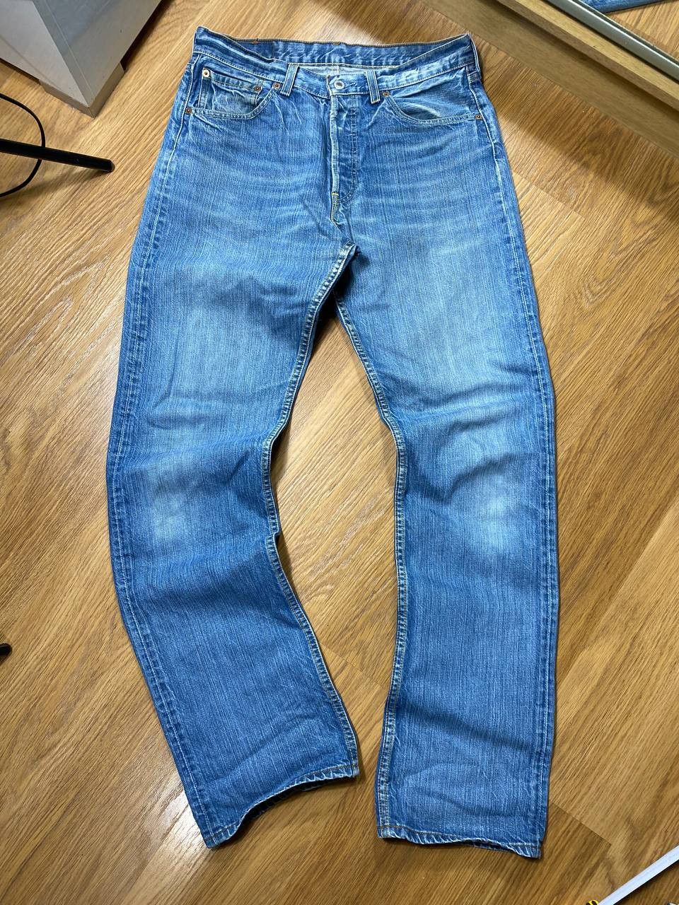 Levi's × Vintage Vintage 90s Levi’s 501 Boot Cut Made in USA Size US 32 / EU 48 - 18 Thumbnail