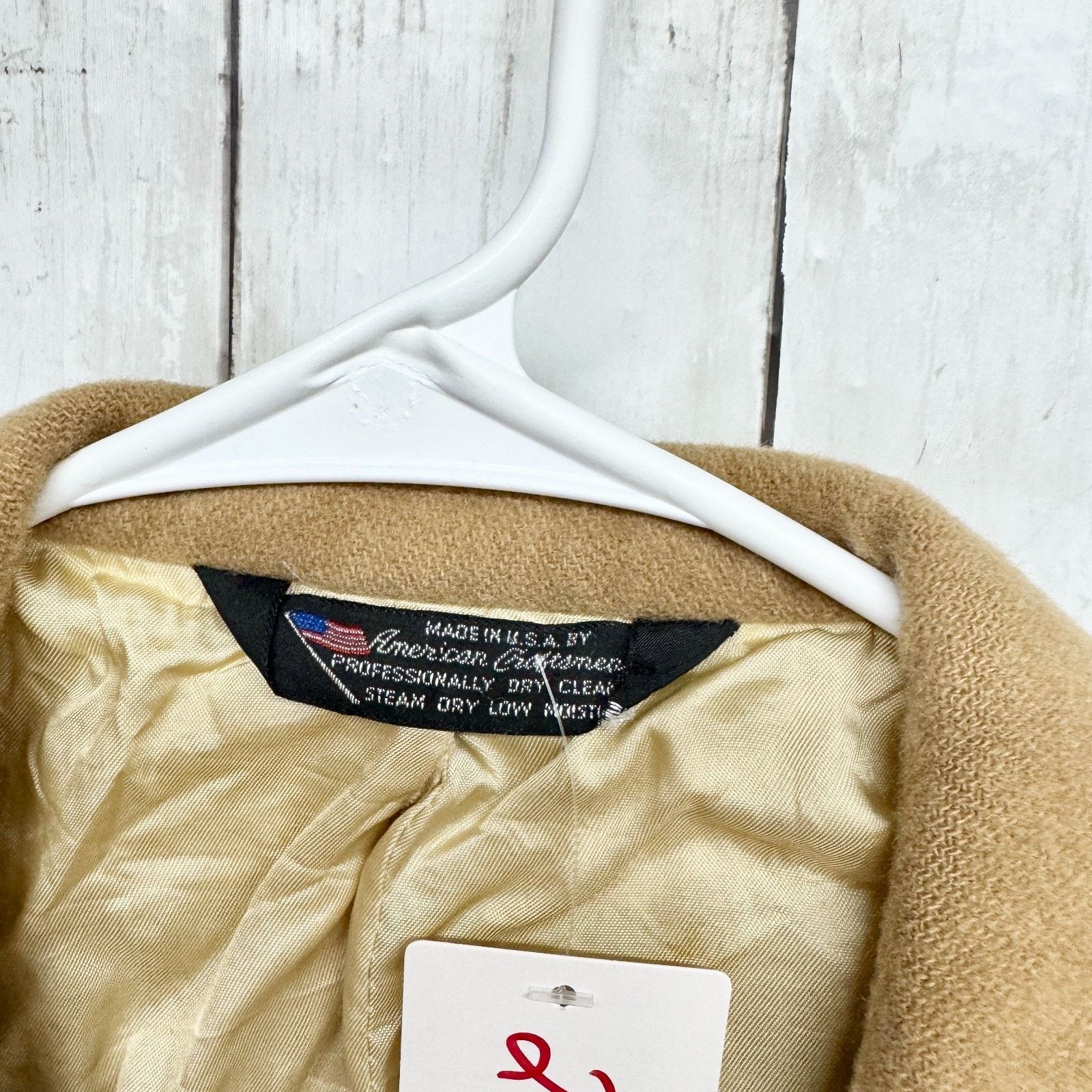 Norm Thompson Vtg Camel Hair Norm Thompson Jacket Chest 44" Blazer Size 44R - 2 Thumbnail