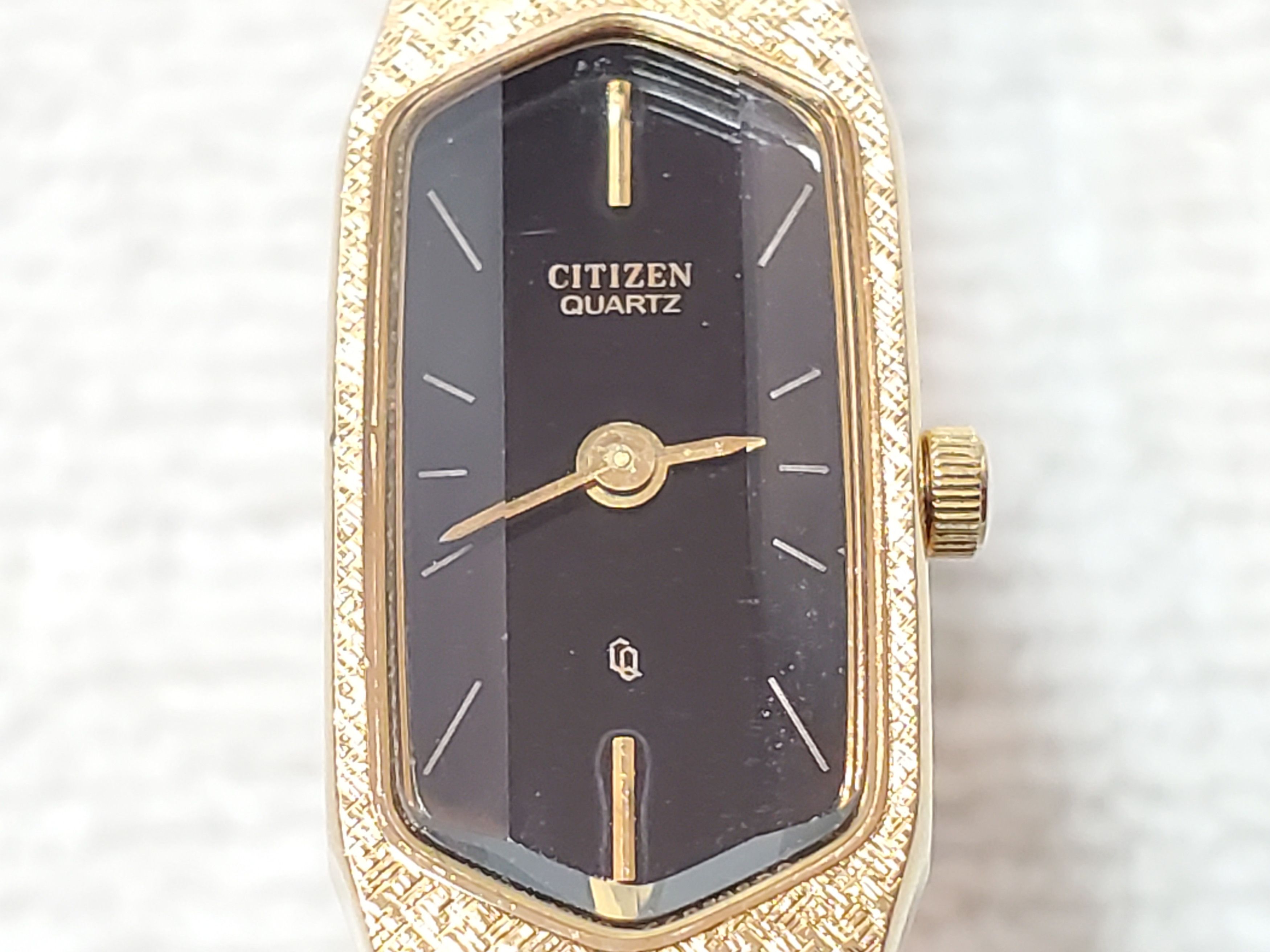 Citizen Vintage Citizen Watch 7 Jewels Black Dial Hexagonal Crystal Size ONE SIZE - 1 Thumbnail