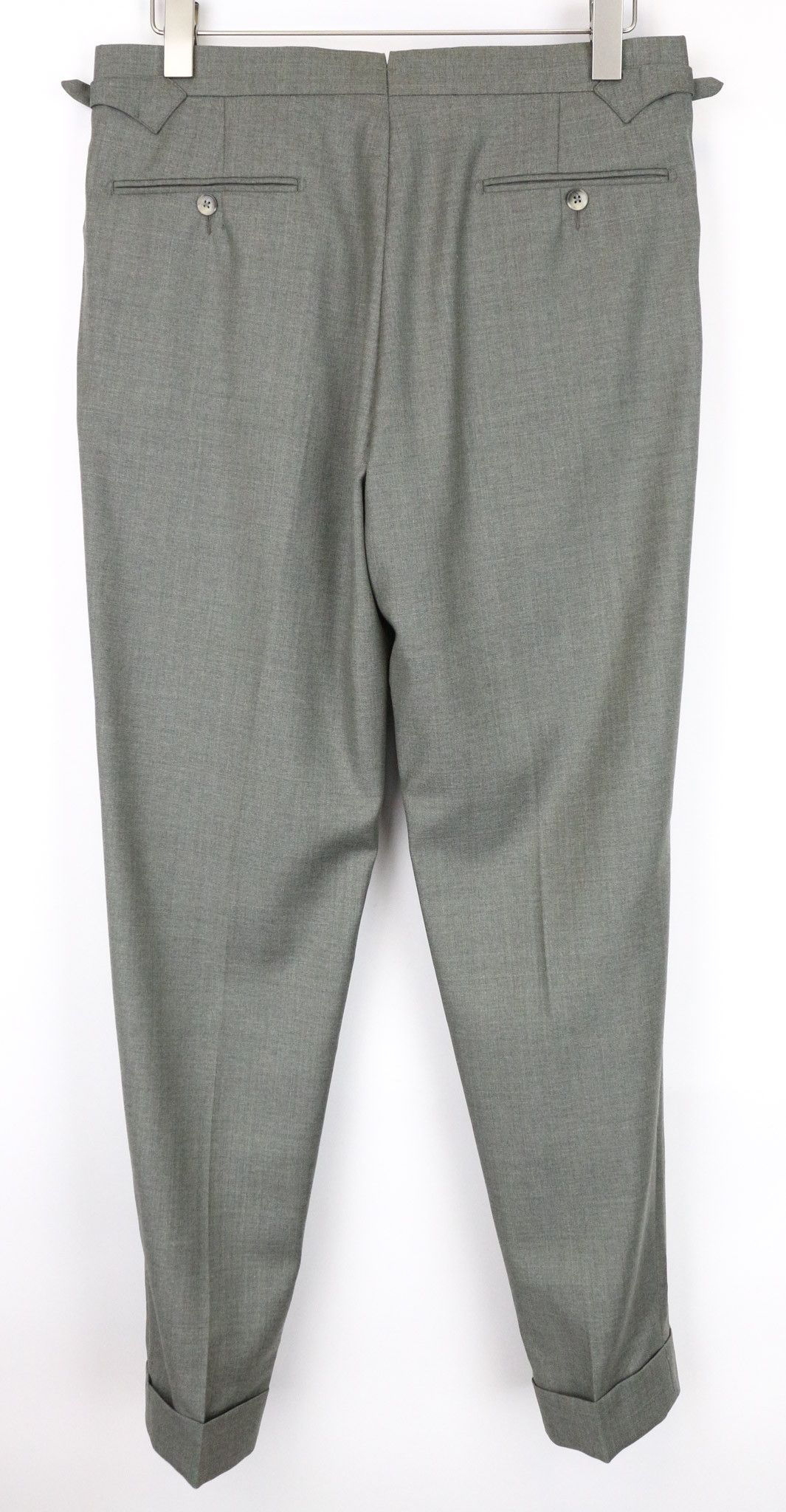Suitsupply UK36S Wool Green Waistcoat Trousers Suit 74032 Size 36S - 11 Thumbnail