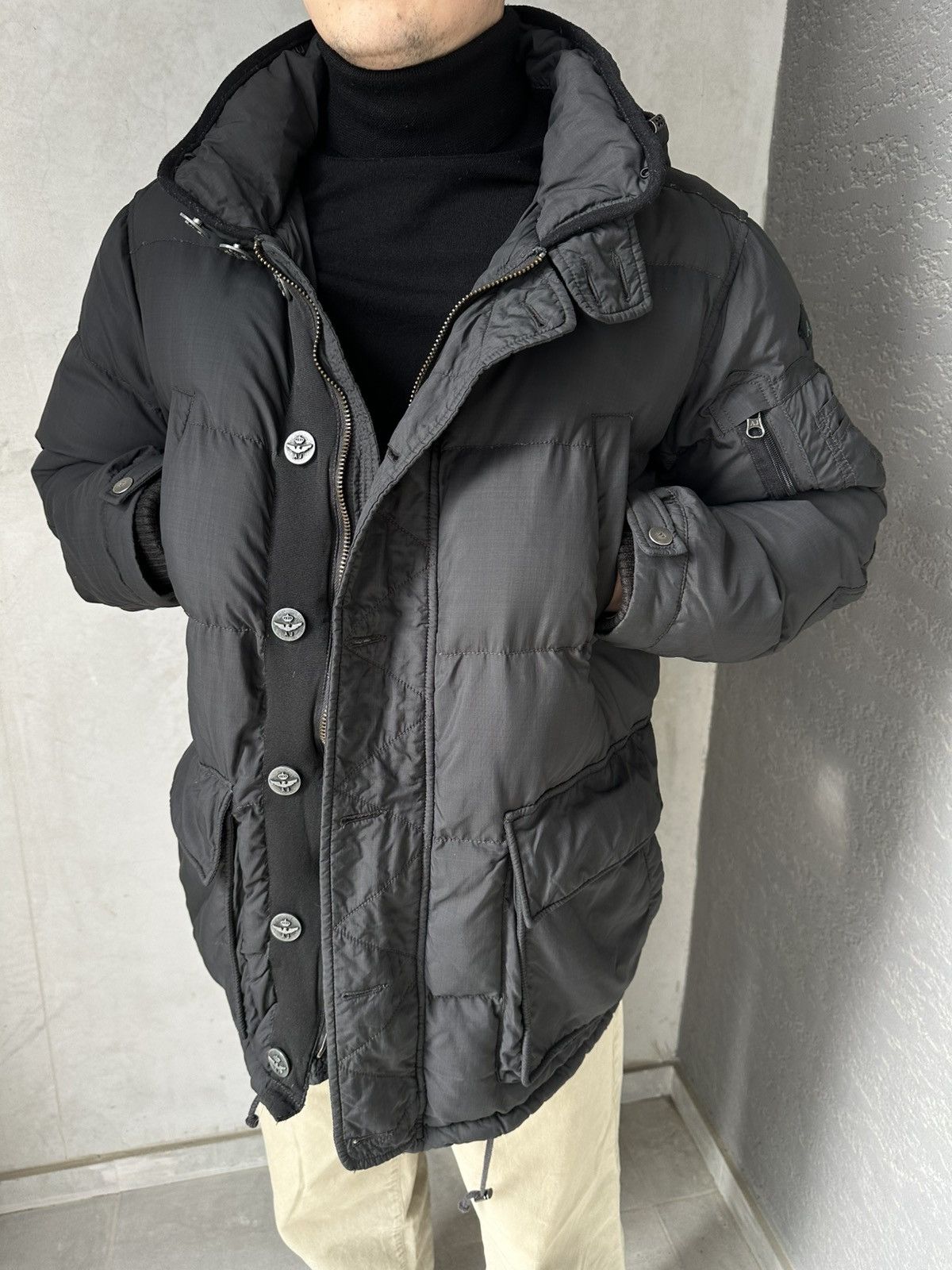 Armani Armani Puffer Jacket Size US XL / EU 56 / 4 - 1 Thumbnail