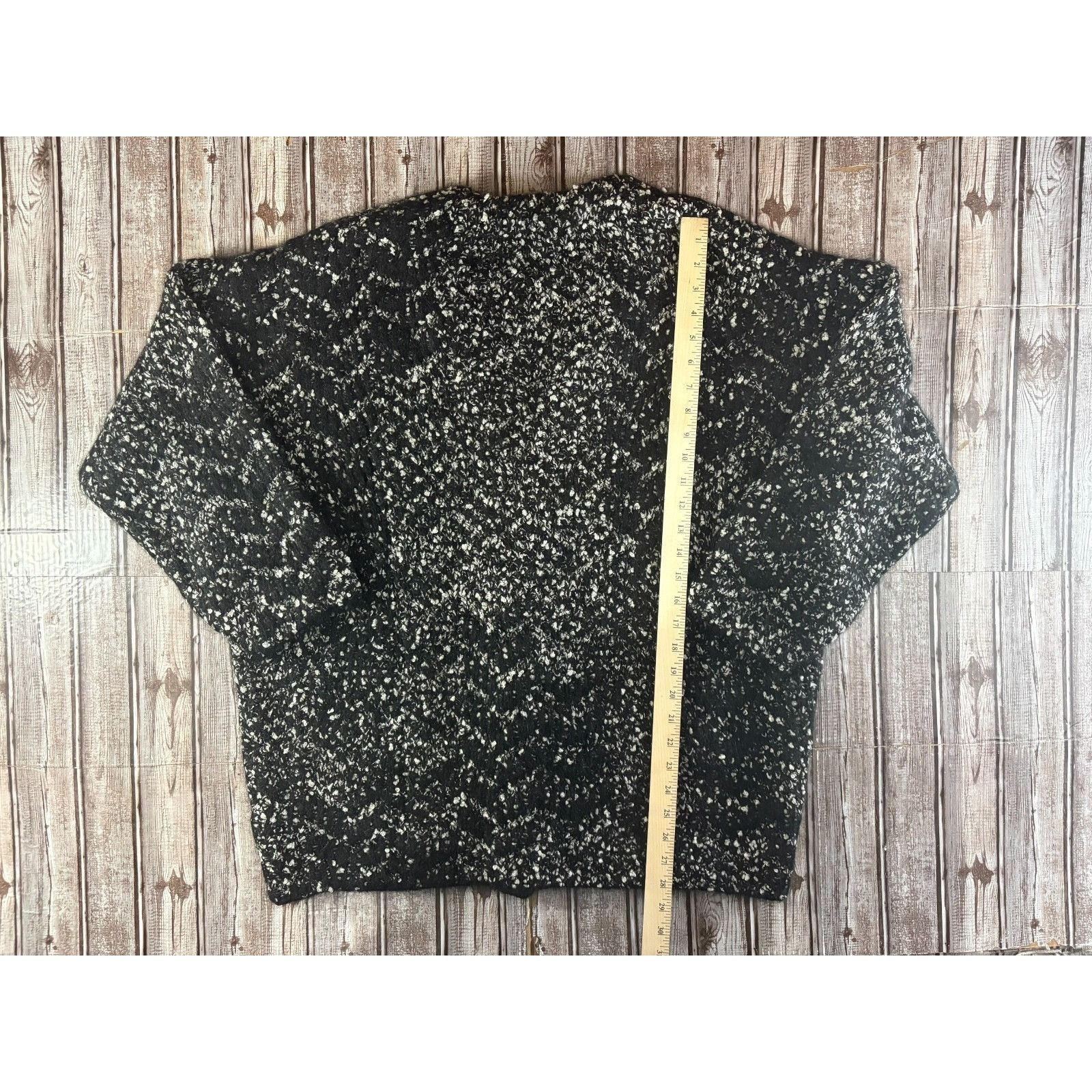 Cos COS Oversized Herringbone Mohair Blend Cardigan sz L color b Size L / US 10 / IT 46 - 7 Thumbnail