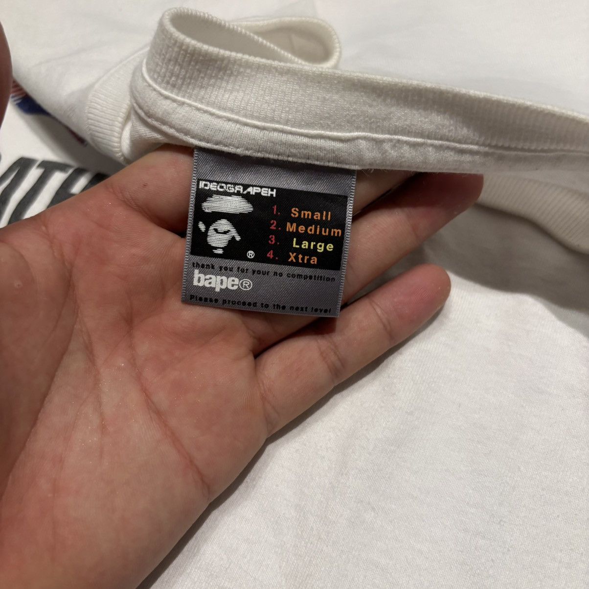 Bape 2000s Bape Plaid Ape Head Tee Size US L / EU 52-54 / 3 - 5 Thumbnail