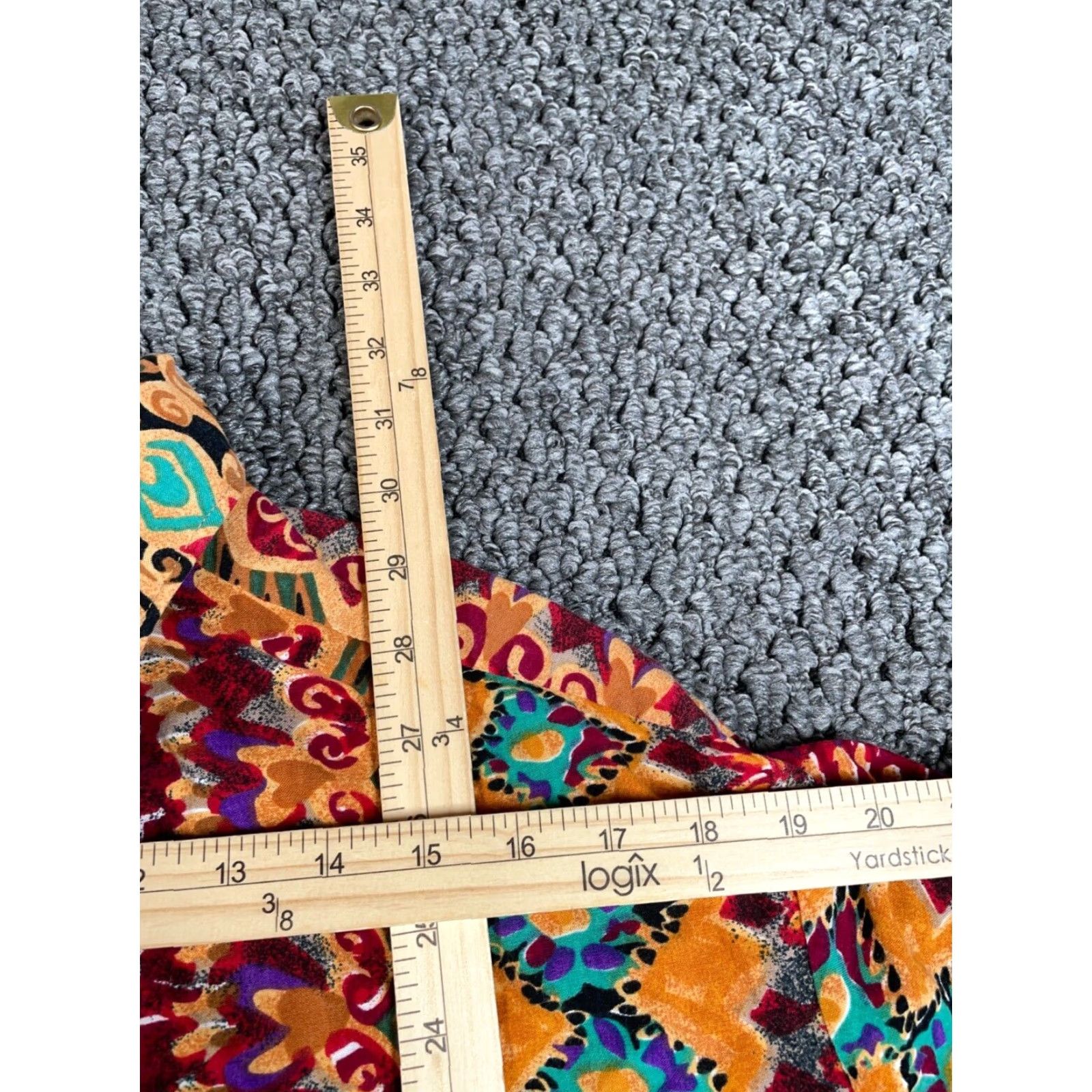 Vintage Vintage VTG Southwestern Motif Shirt Adult XL 2XL Red Orange Polyester Western Aztec Size US XL / EU 56 / 4 - 6 Thumbnail