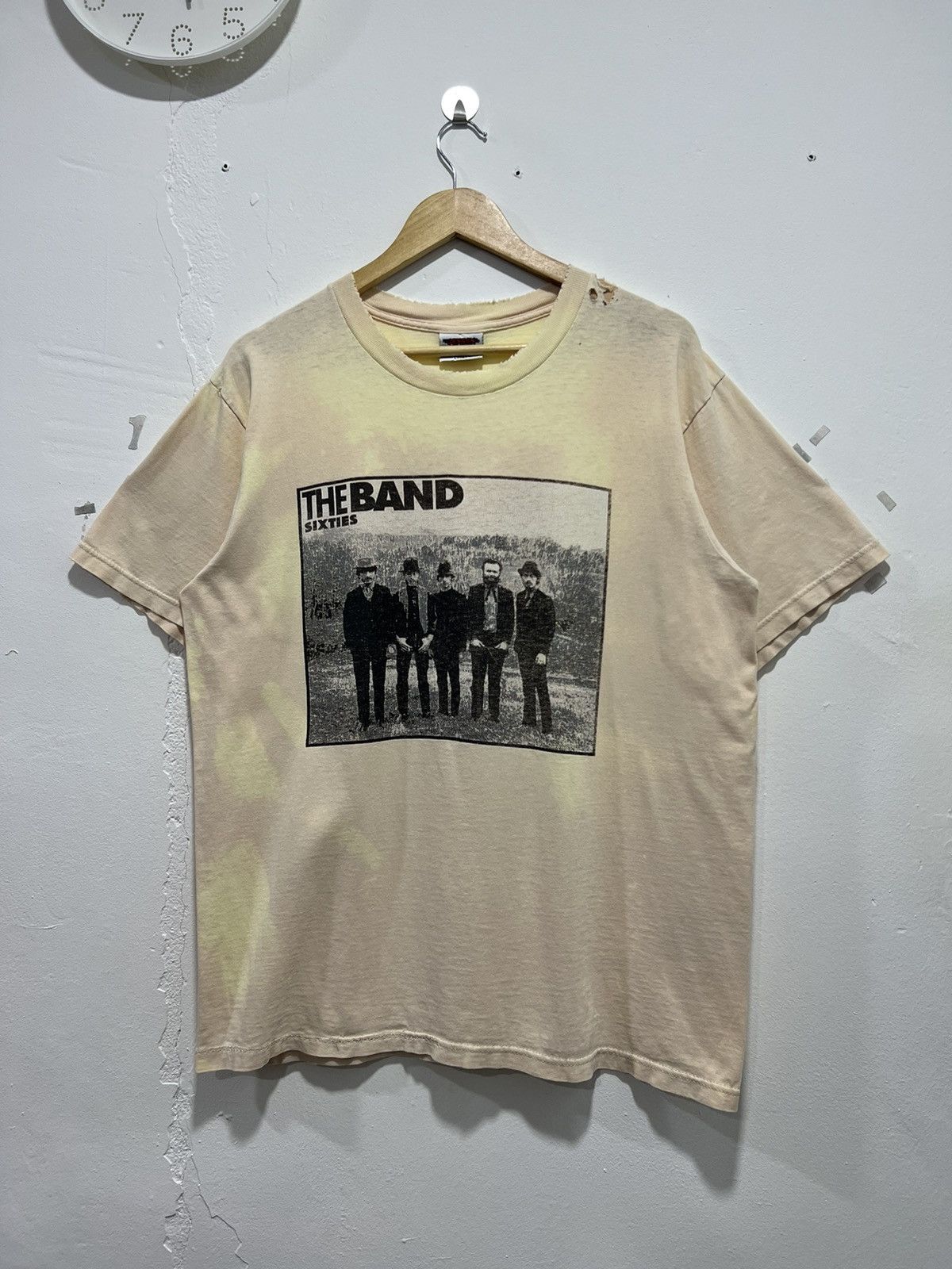 Band Tees × Vintage Vintage 90’s The Band Distressed Tshirt Size US L / EU 52-54 / 3 - 1 Thumbnail