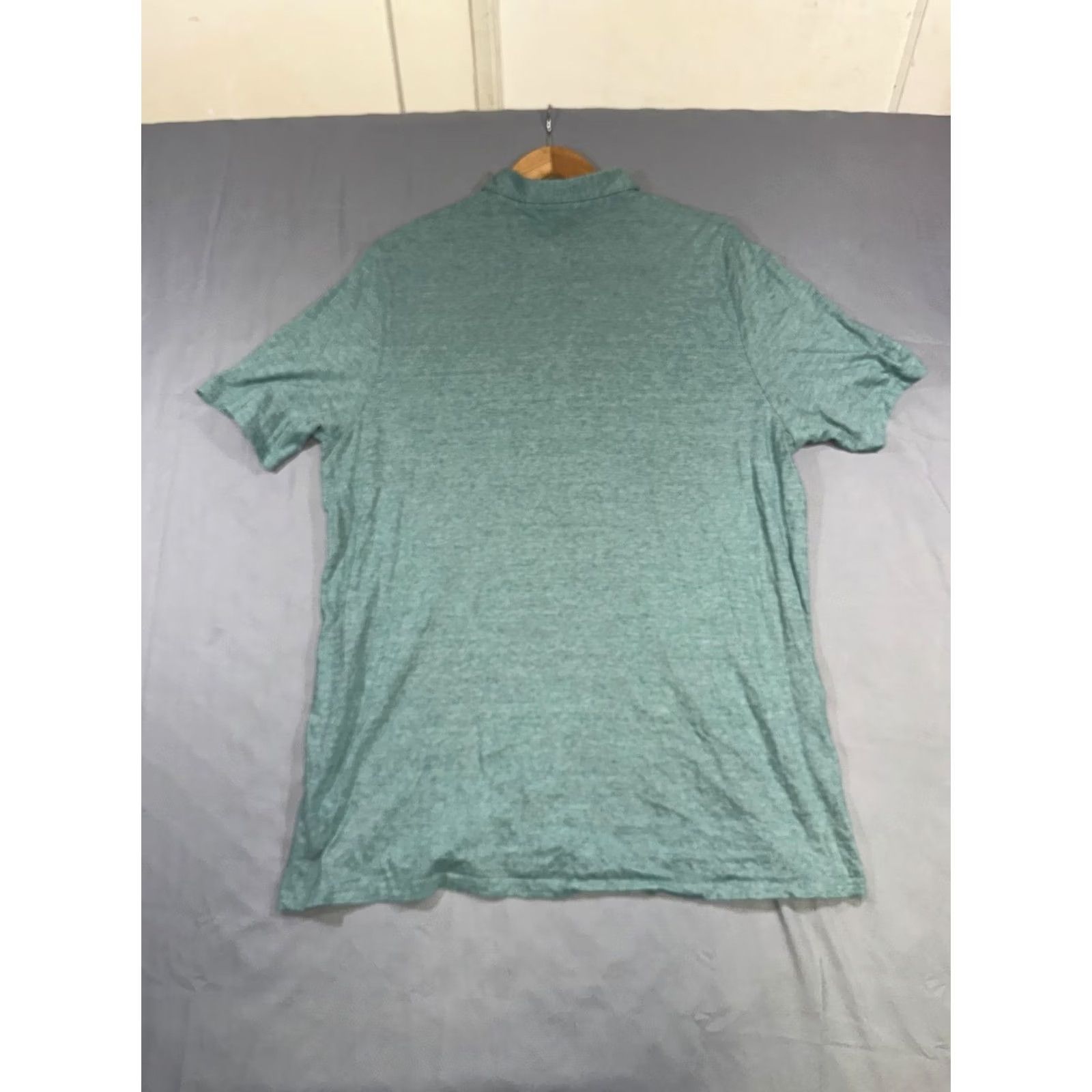 Vintage Criquet Polo Shirt Mens 2XL Green Heathered Organic Cotton Golf Casual Austin Size US XXL / EU 58 / 5 - 2 Thumbnail