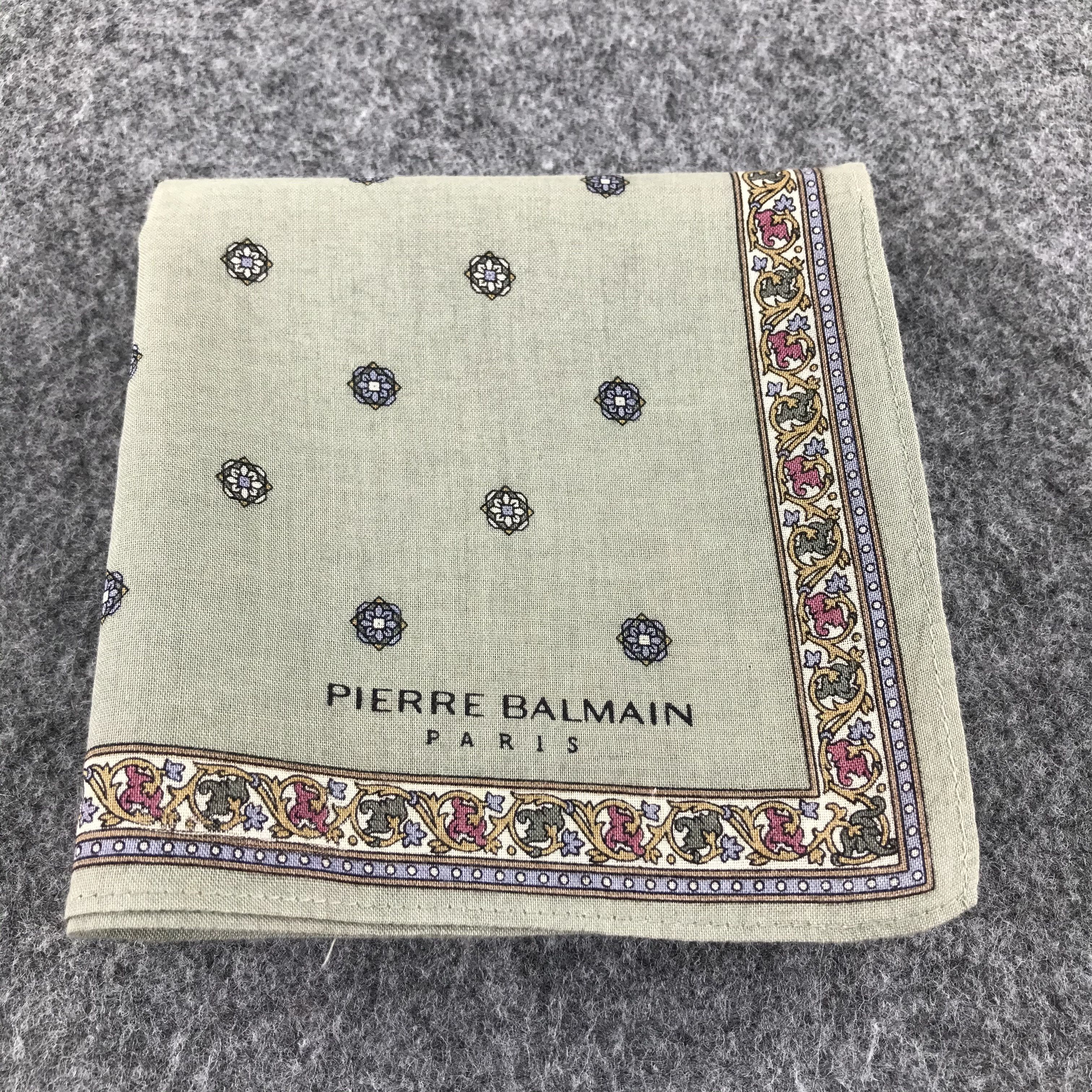 Pierre Balmain Pierre Balmain Handkerchief Neckerchief Bandana H432 Size ONE SIZE - 7 Thumbnail