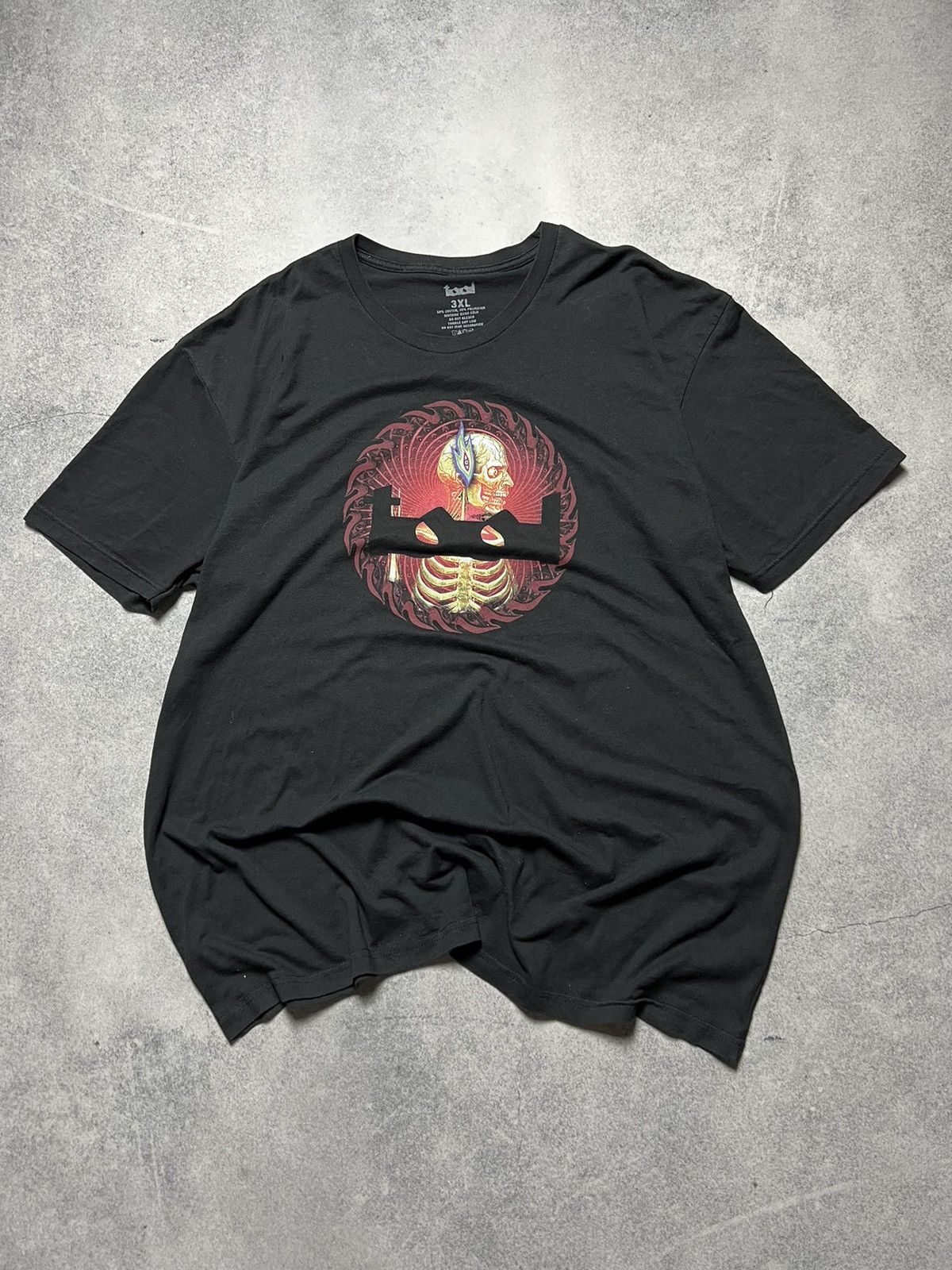 Band Tees × Japanese Brand Y2K Tool Head Skeleton Rhinestones Oversized Tee Shirt Size US XXL / EU 58 / 5 - 1 Thumbnail