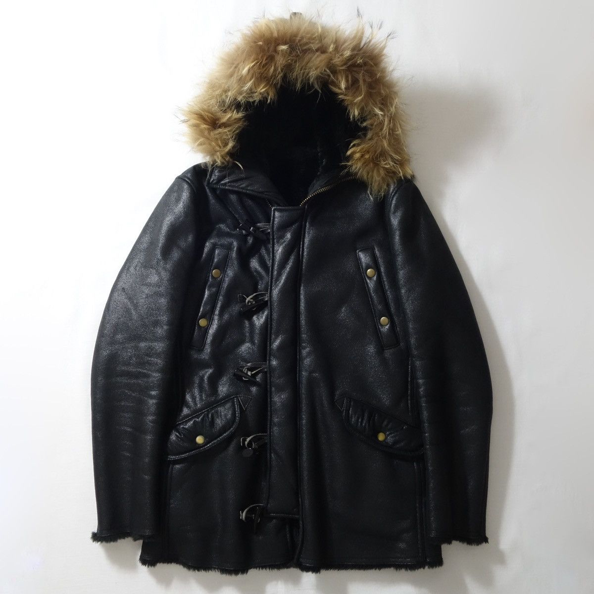 ジャケット・アウター Rare semantic design fur leather jacket Semantic Design Fur Jacket | Grailed