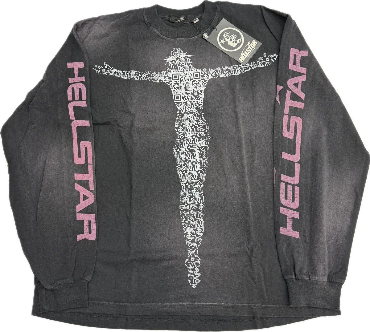 HELLSTAR Hellstar QR Code Long Sleeve T-shirt Size US XL / EU 56 / 4 - 1 Thumbnail