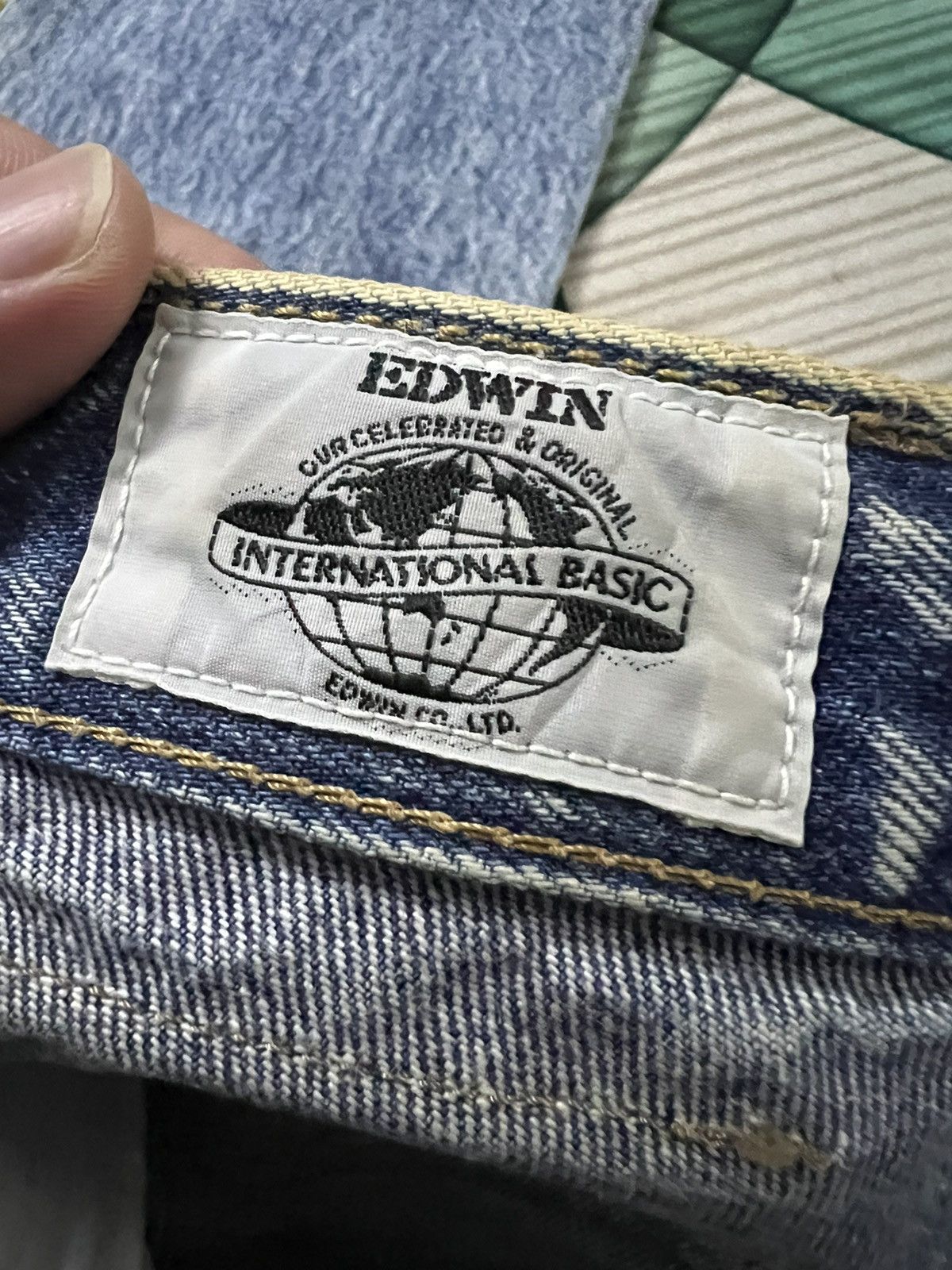 Edwin × Vintage VINTAGE EDWIN INTERNATIONAL BASIC ASID WASH JEANS Size US 27 - 16 Thumbnail