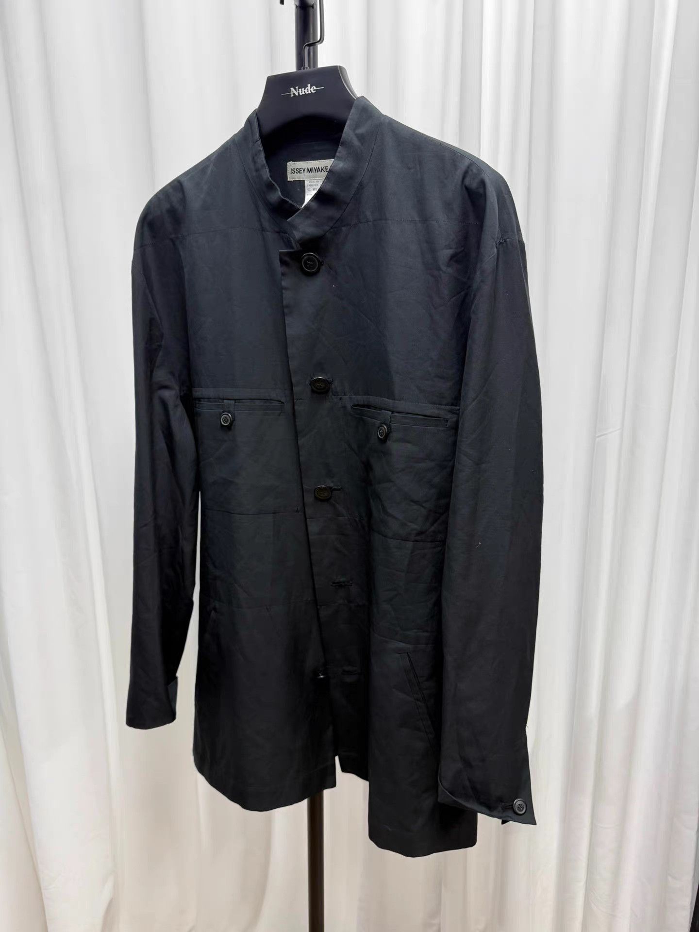 Issey Miyake Issey miyake men Loose Stand Collar Light Blazer K20 Size US XL / EU 56 / 4 - 3 Thumbnail