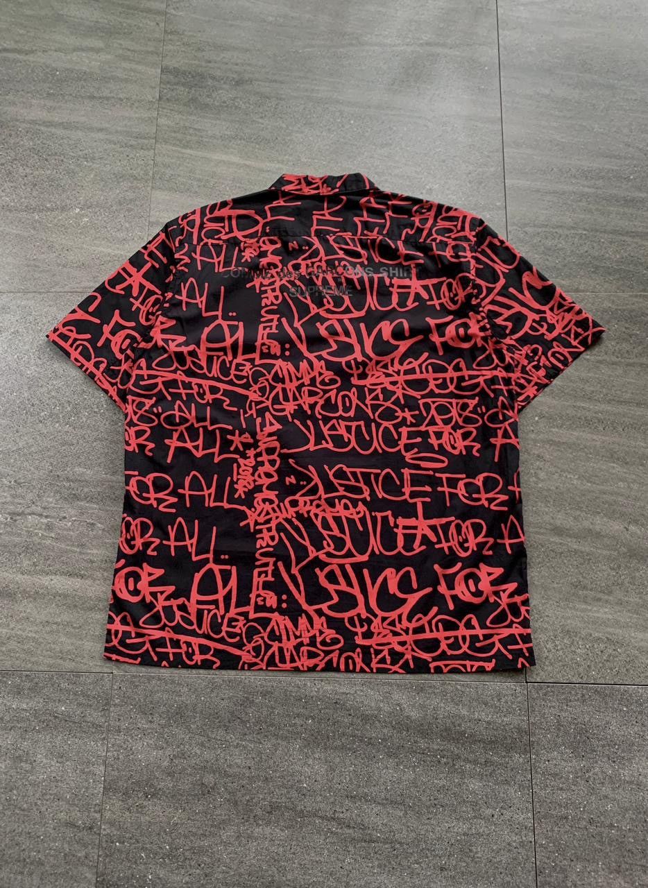 Supreme FREE TAX! Comme des Garcons Collabs Graffiti Zip Shirt Size US XL / EU 56 / 4 - 4 Thumbnail