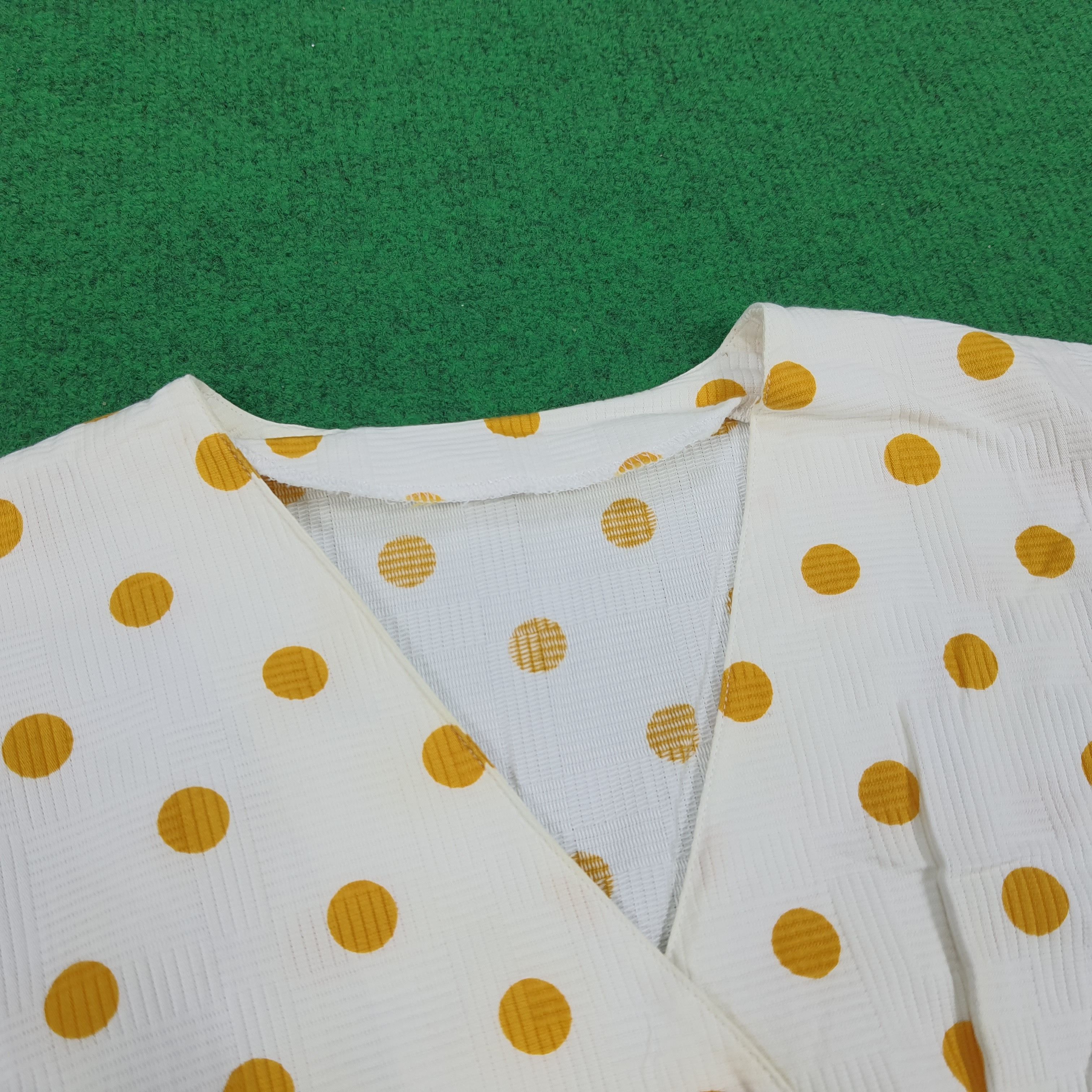 Christian Dior Monsieur × Designer × Vintage Vintage Christian Dior Pret-a-Portet Polkadot Blouses Size S / US 4 / IT 40 - 4 Thumbnail