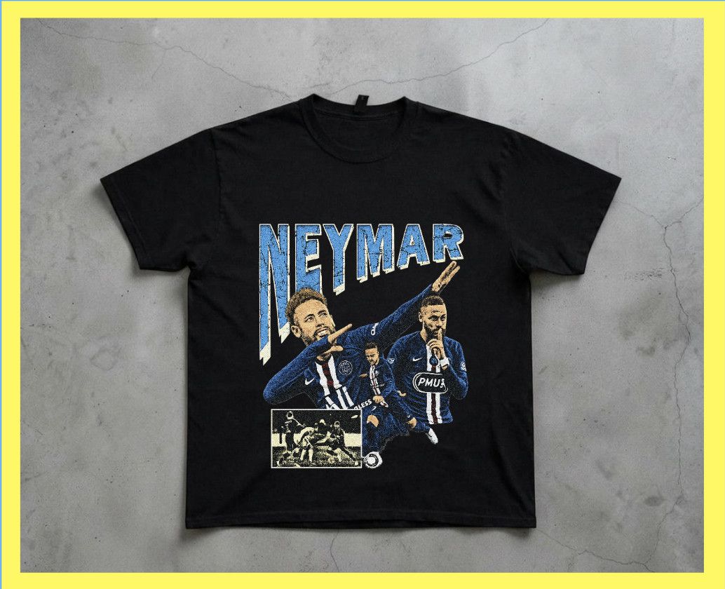 Other Neymar Jr. Vintage Bootleg Style 100% Cotton Graphic Tee Size US S / EU 44-46 / 1 - 1 Thumbnail
