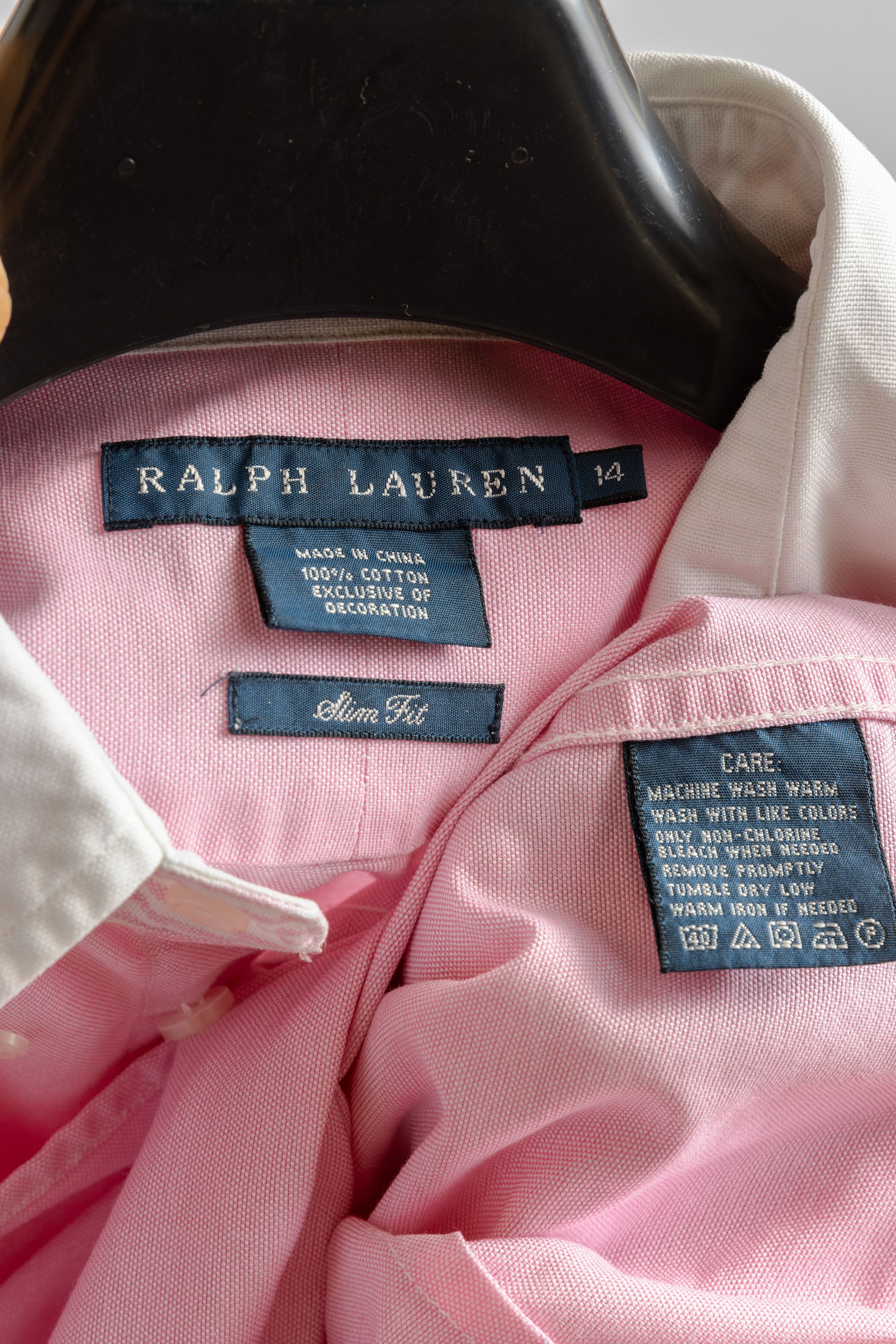 Ralph Lauren 90s Vintage Woman Ralph Lauren Pink Shirt 8698 Size L / US 10 / IT 46 - 9 Thumbnail