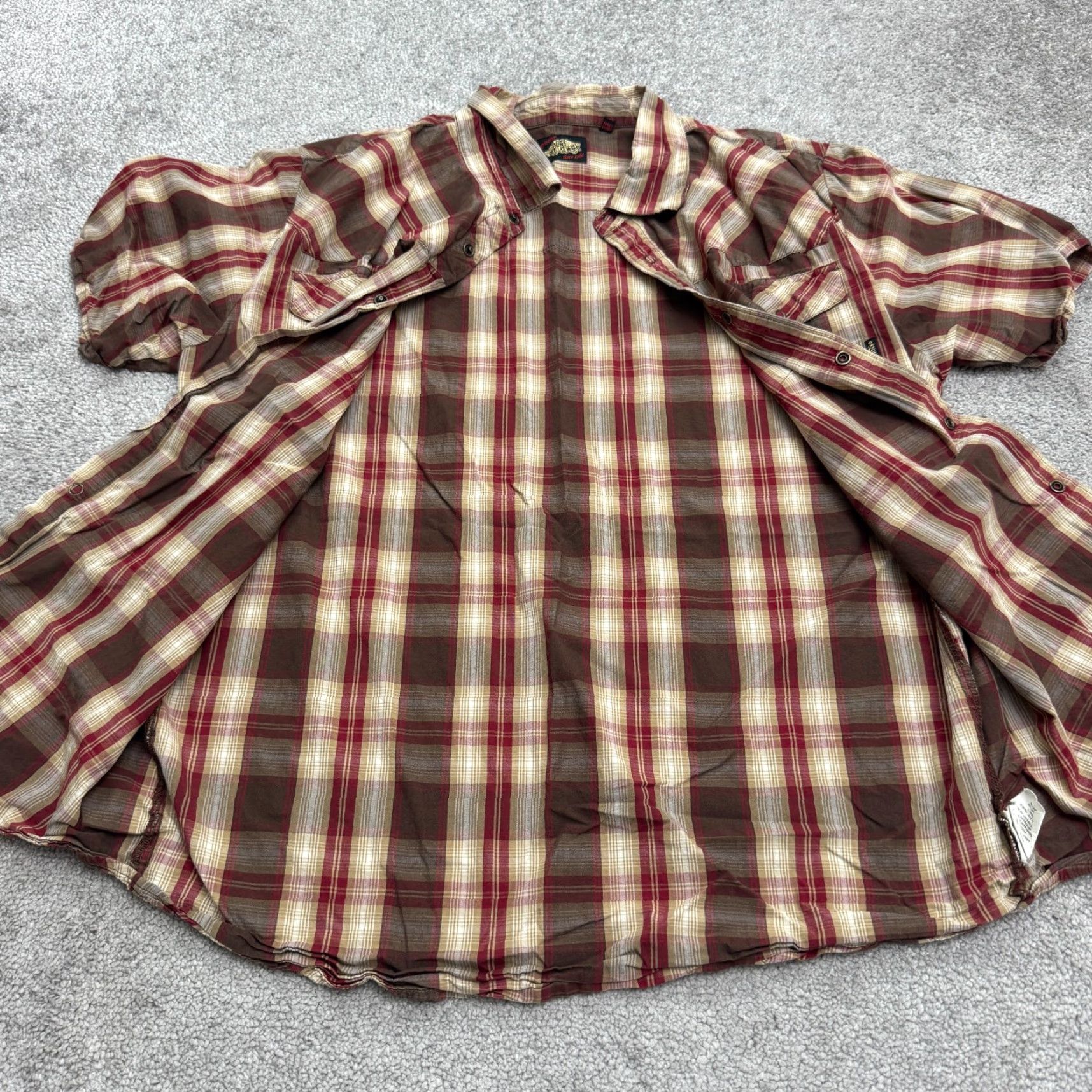 Vans VINTAGE Vans Off The Wall Button-Down Shirt Men M Red Plaid Cotton Casual Y2K Streetwear 90s Mens Size US M / EU 48-50 / 2 - 3 Thumbnail