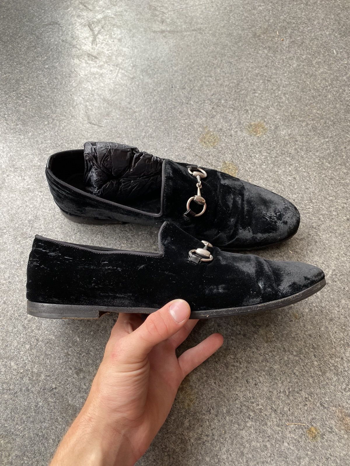 Gucci Gucci Velvet Loafers Size US 7 / EU 40 - 3 Thumbnail