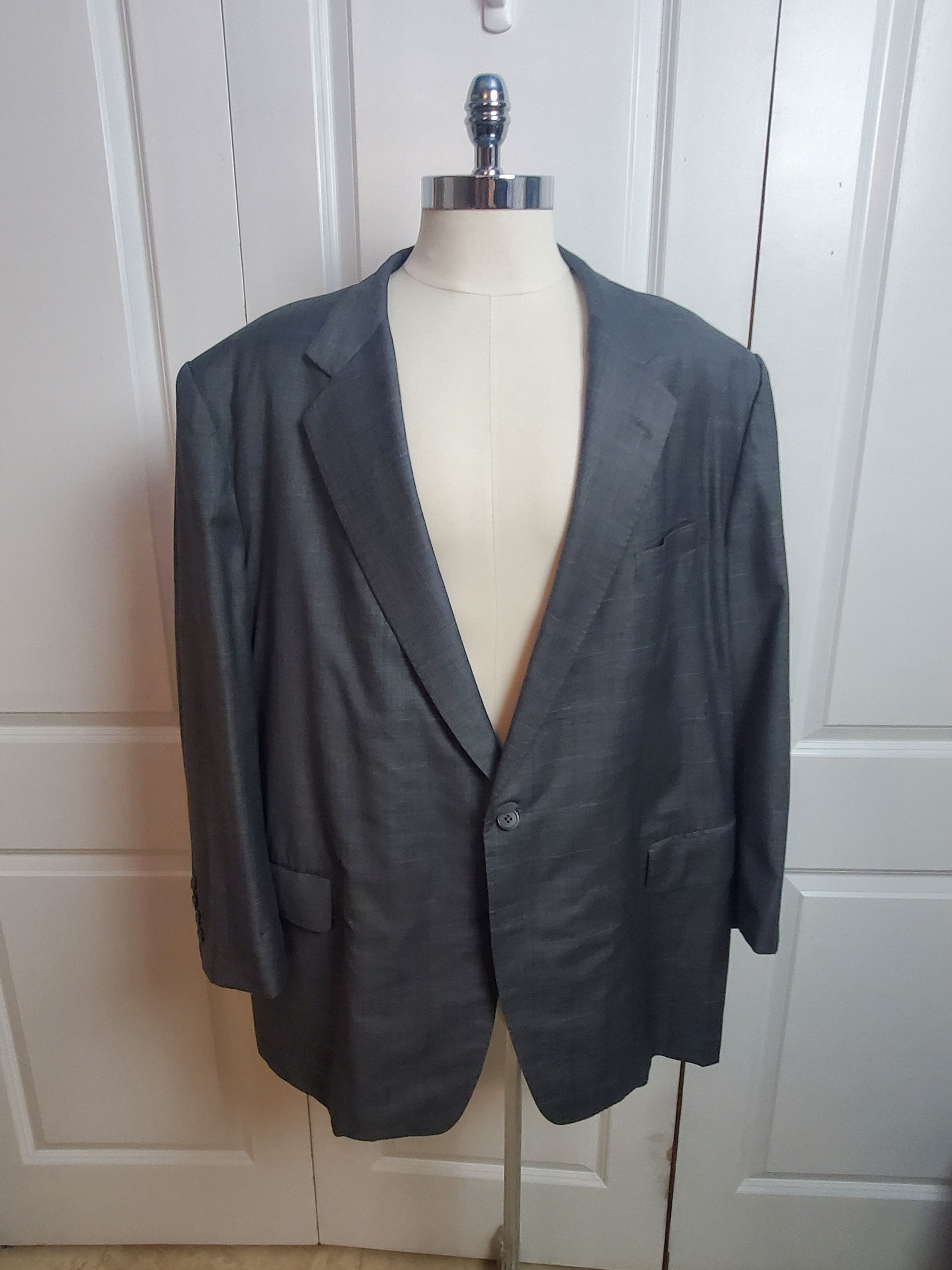 Ermenegildo Zegna Ermenegildo Zegna Trofeo Suit Wool Luxury Men USA 50 - 52R Size 50R - 4 Thumbnail