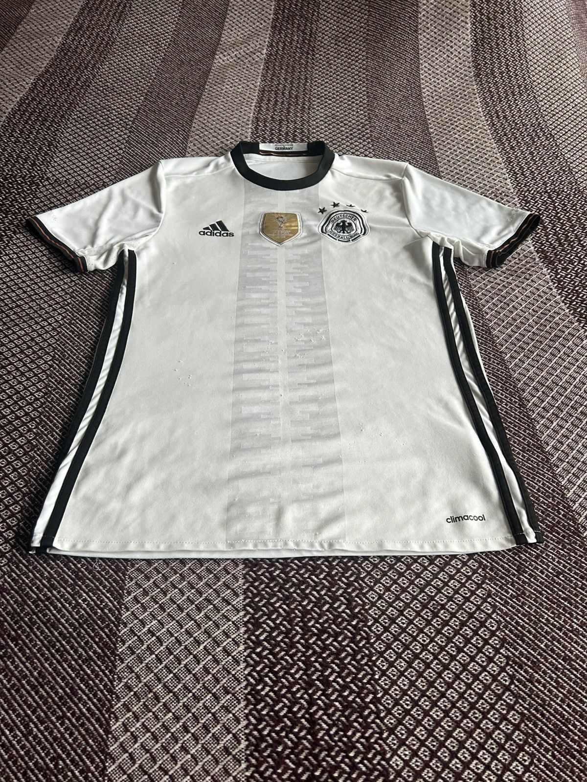 Adidas Germany Adidas 2016 Euro Football Home Soccer Jersey Size S Size US S / EU 44-46 / 1 - 3 Thumbnail