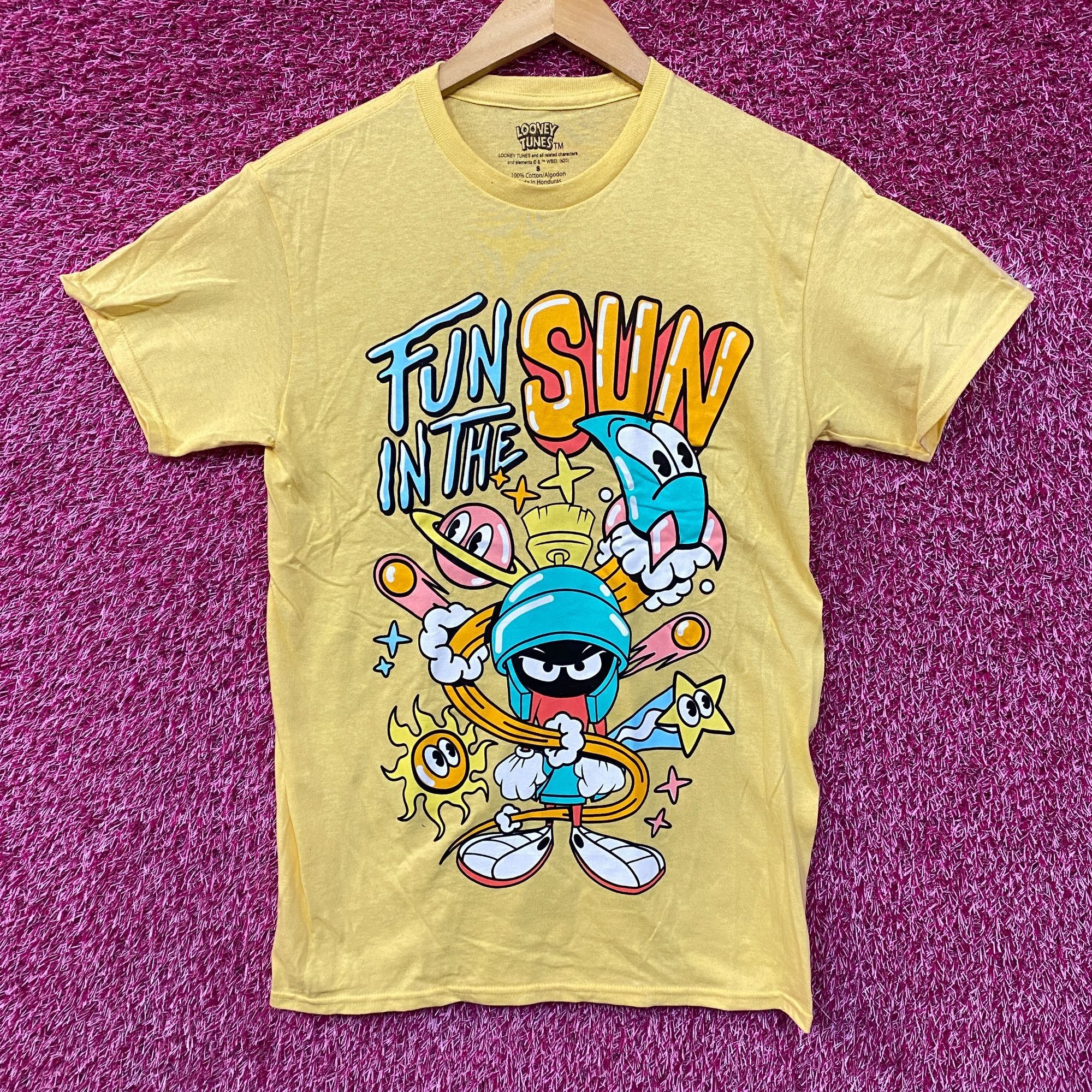Warner Bros Marvin the Martian Fun in the Sun Looney Tunes T-Shirt Small Size US S / EU 44-46 / 1 - 1 Thumbnail