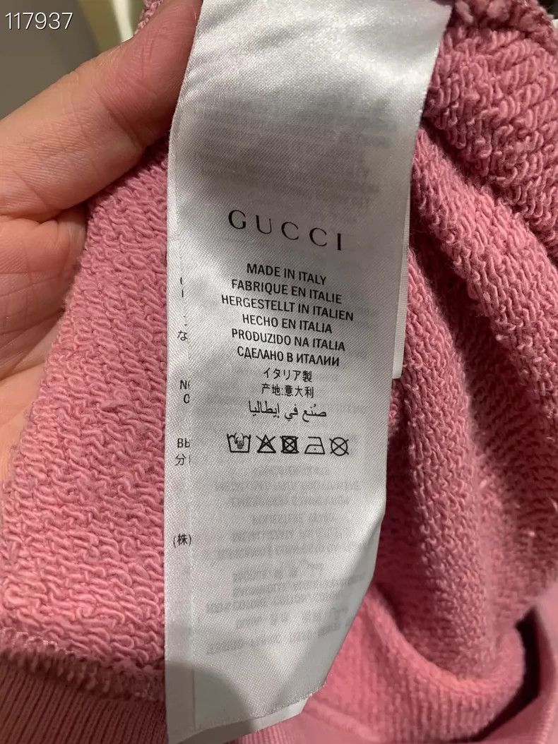 Gucci Gucci Diamond pink round-neck sweatshirt 2502-Nextarrow Size US XXS / EU 40 - 5 Thumbnail