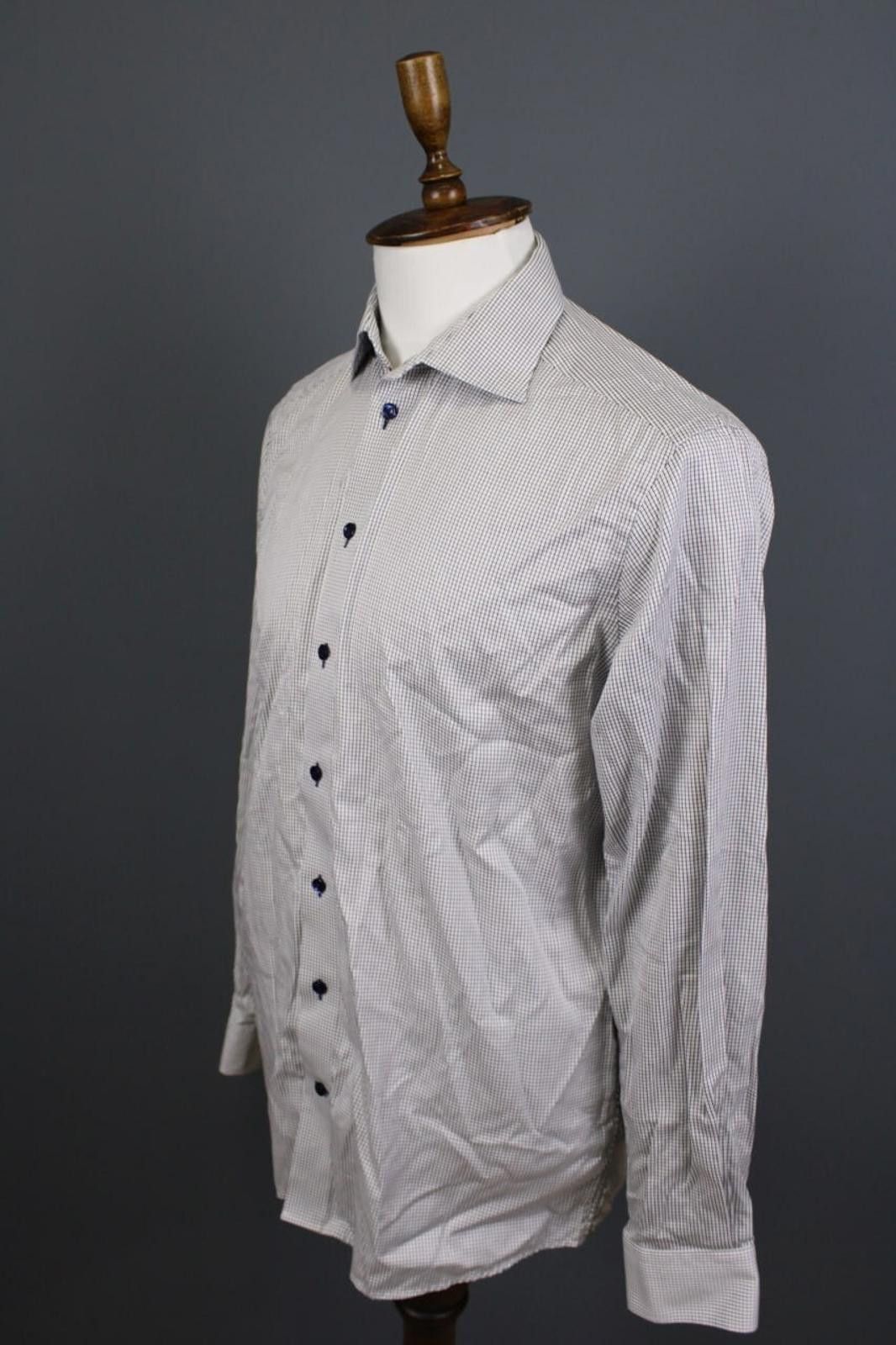 Eton Eton Contemporary Fit Check Button Down Shirt Size 41 / 16 Size US M / EU 48-50 / 2 - 6 Thumbnail