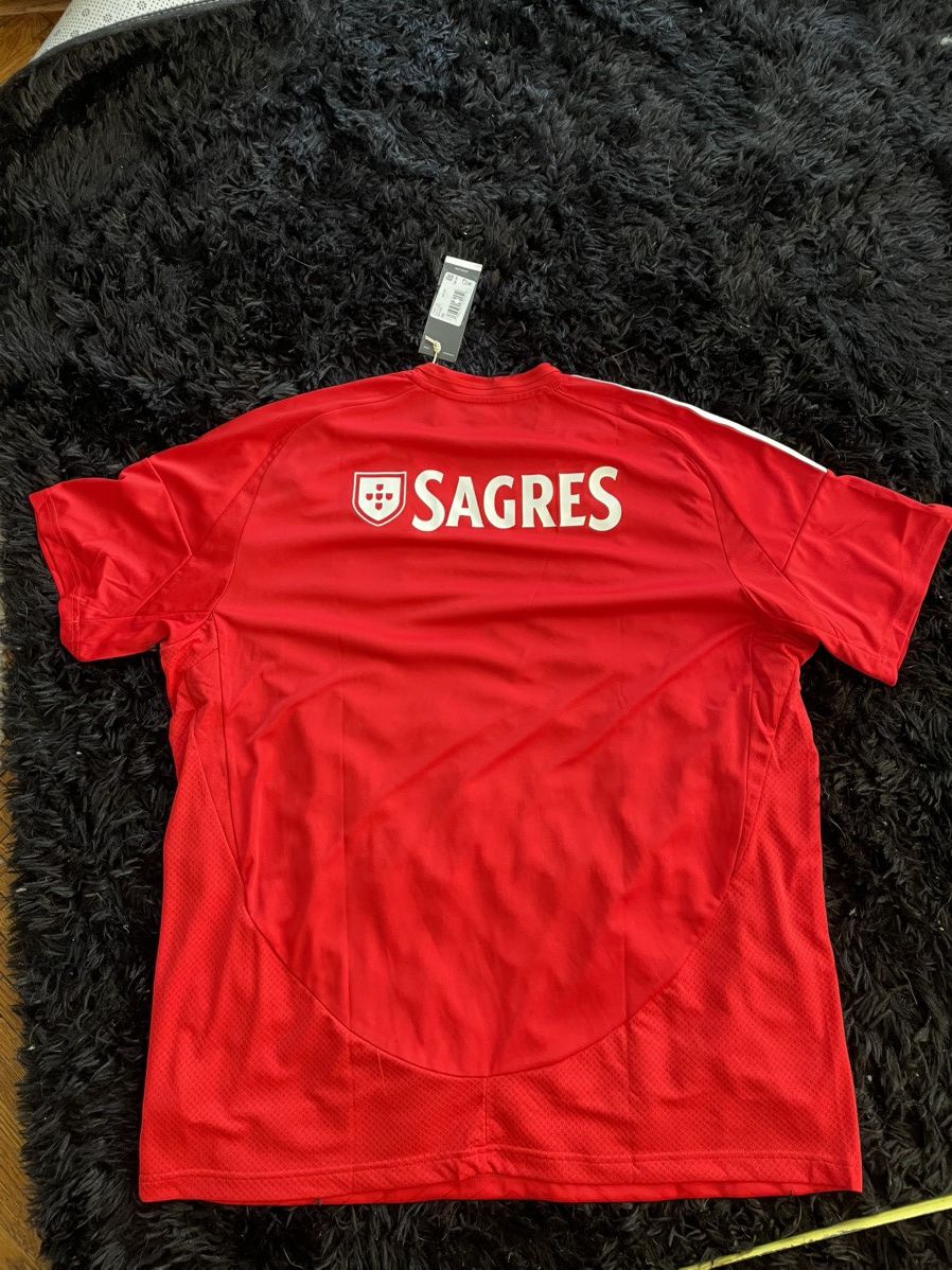 Adidas Adidas Benfica Home Jersey Sagres Size US XXL / EU 58 / 5 - 6 Thumbnail