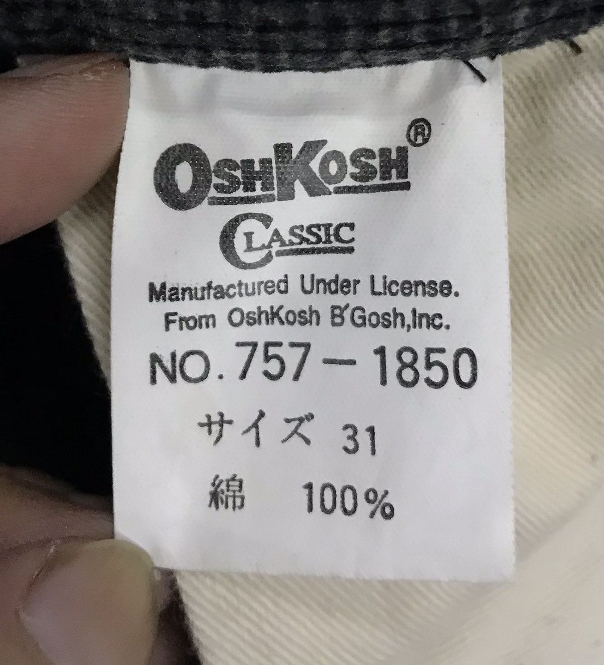 Oshkosh × Vintage Vintage OSHKOSH Classic The GENUINE Article Pants Size US 30 / EU 46 - 15 Thumbnail