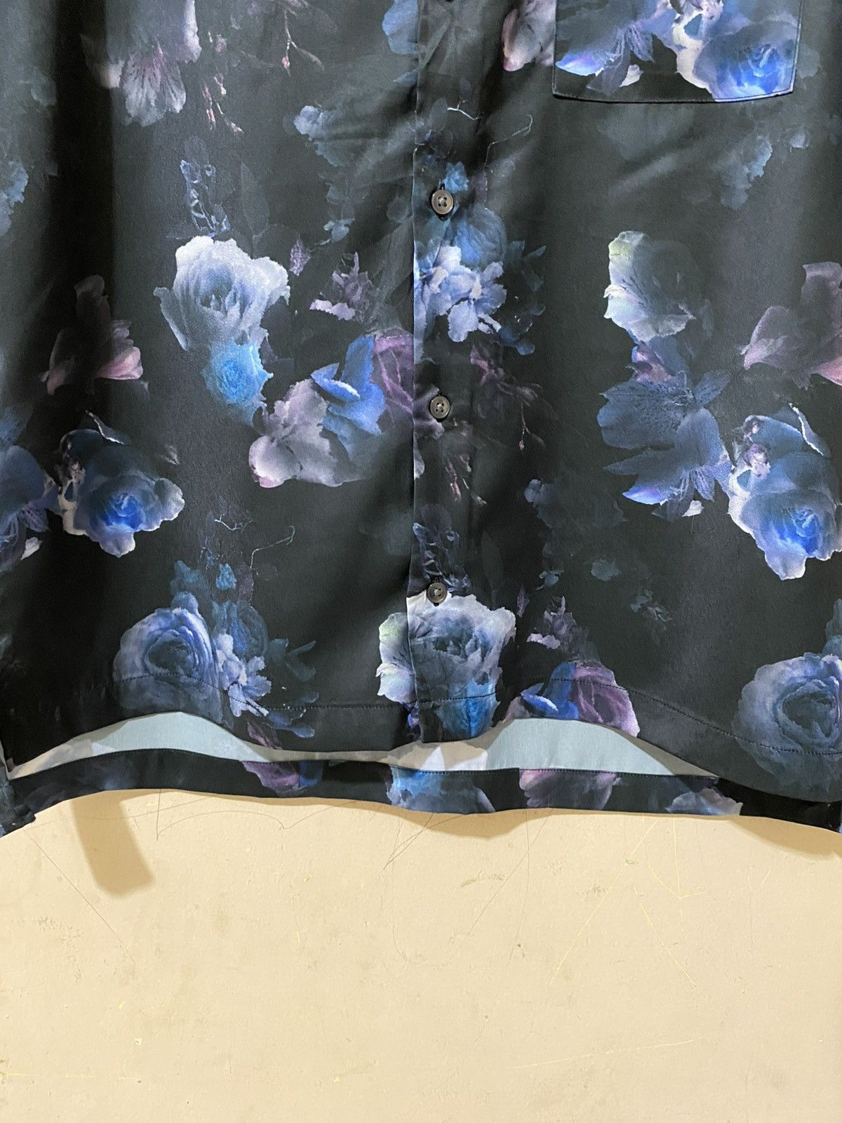 Japanese Brand Studious Japan Floral Linen Button Shirt Size US L / EU 52-54 / 3 - 5 Thumbnail