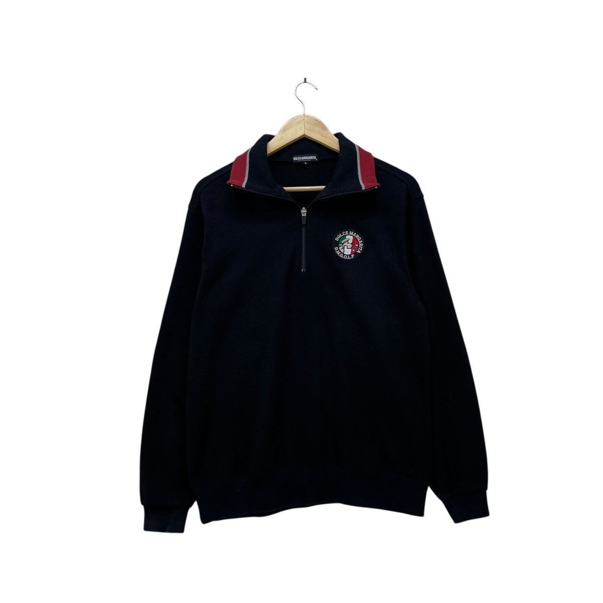 Japanese Brand 💥Vintage Dolce Margarita Half Zip Pullover Size US M / EU 48-50 / 2 - 1 Thumbnail